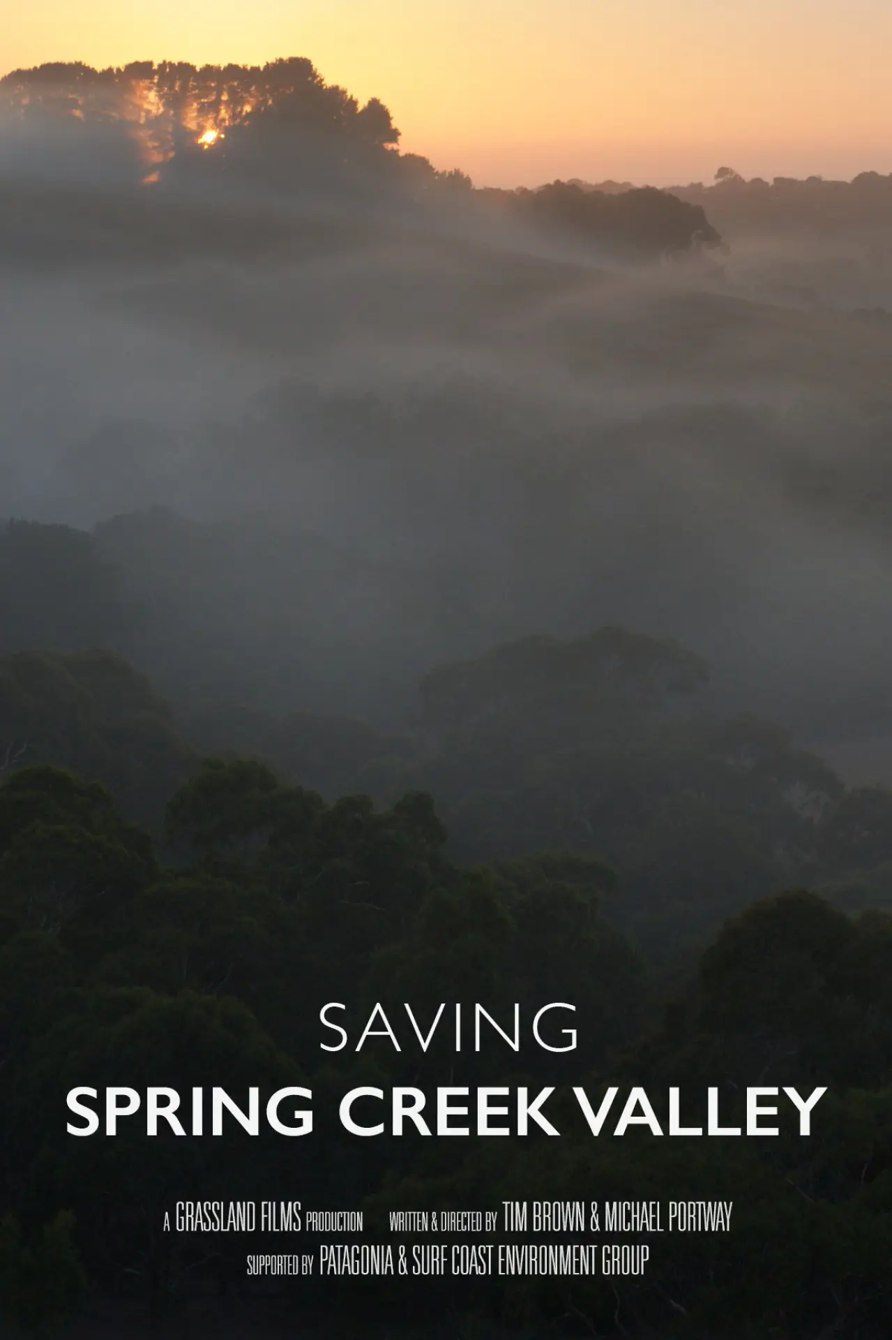 Movie poster "Saving Spring Creek Valley"
