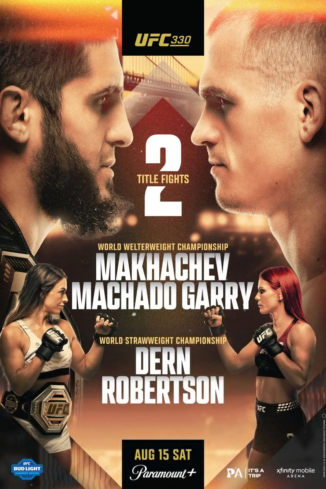 Movie poster "UFC 330: Makhachev vs. Machado Garry"