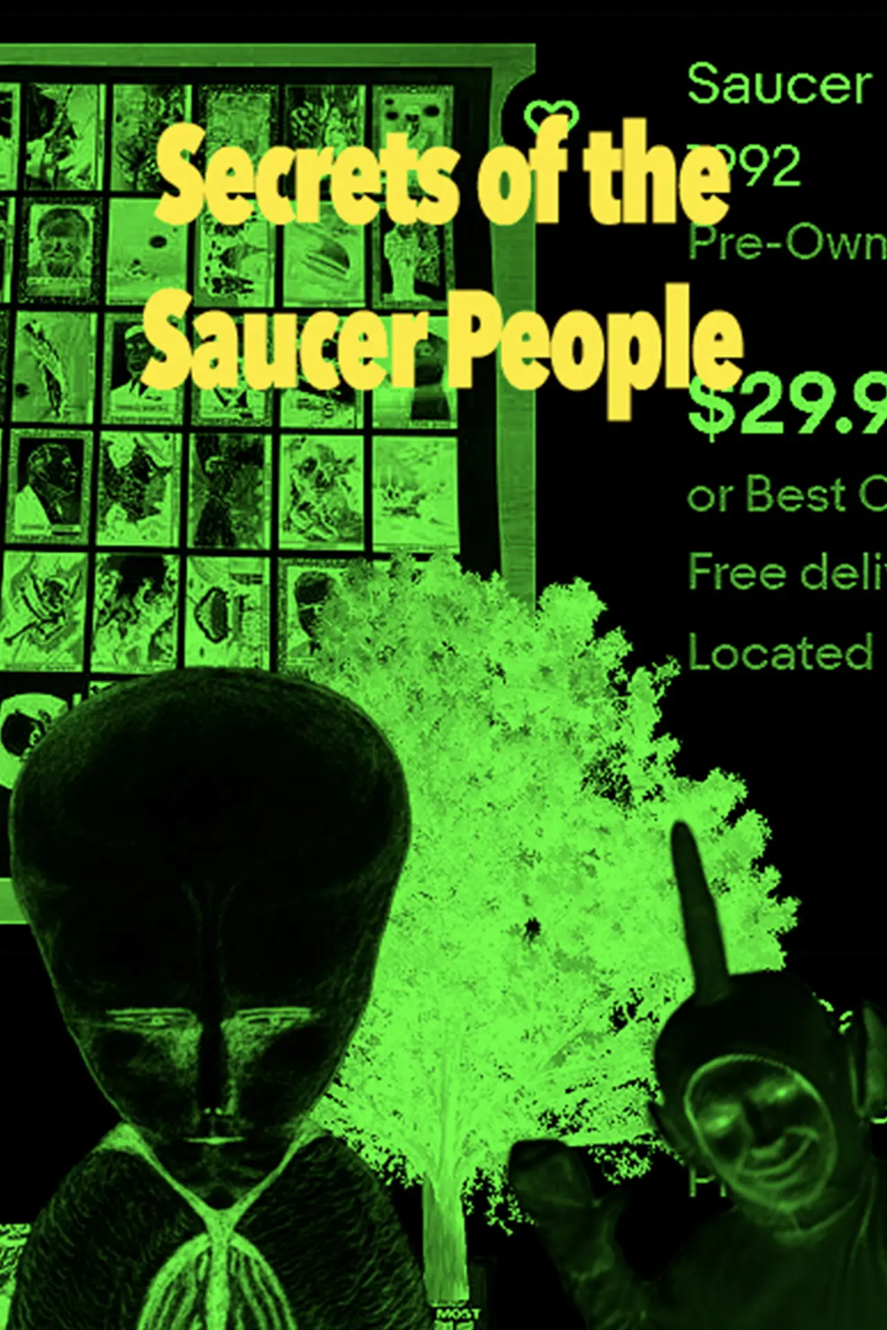 Movie poster "Secrets of the Saucer People"