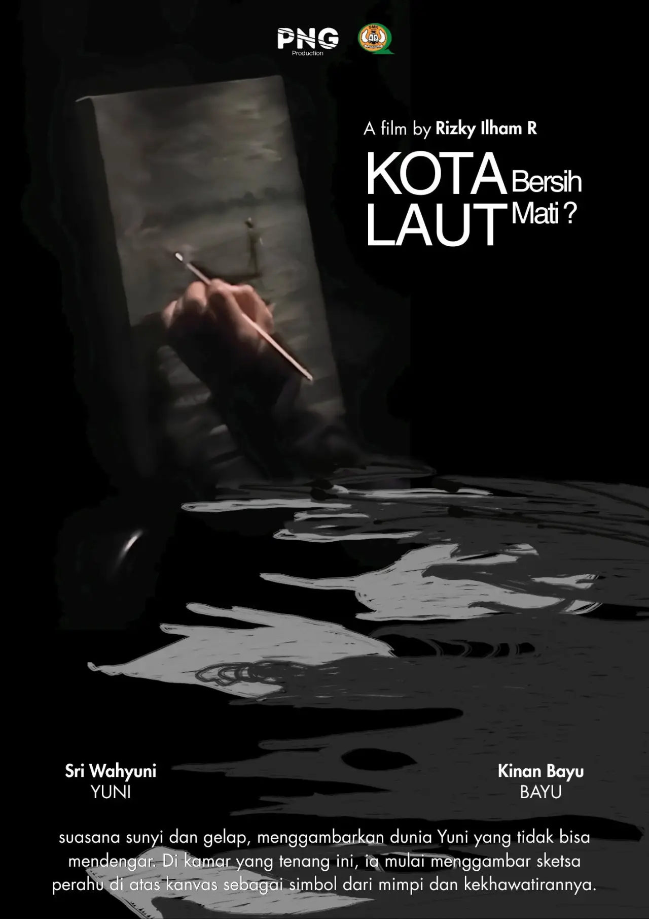 Movie poster "Kota Bersih, Laut Mati?"