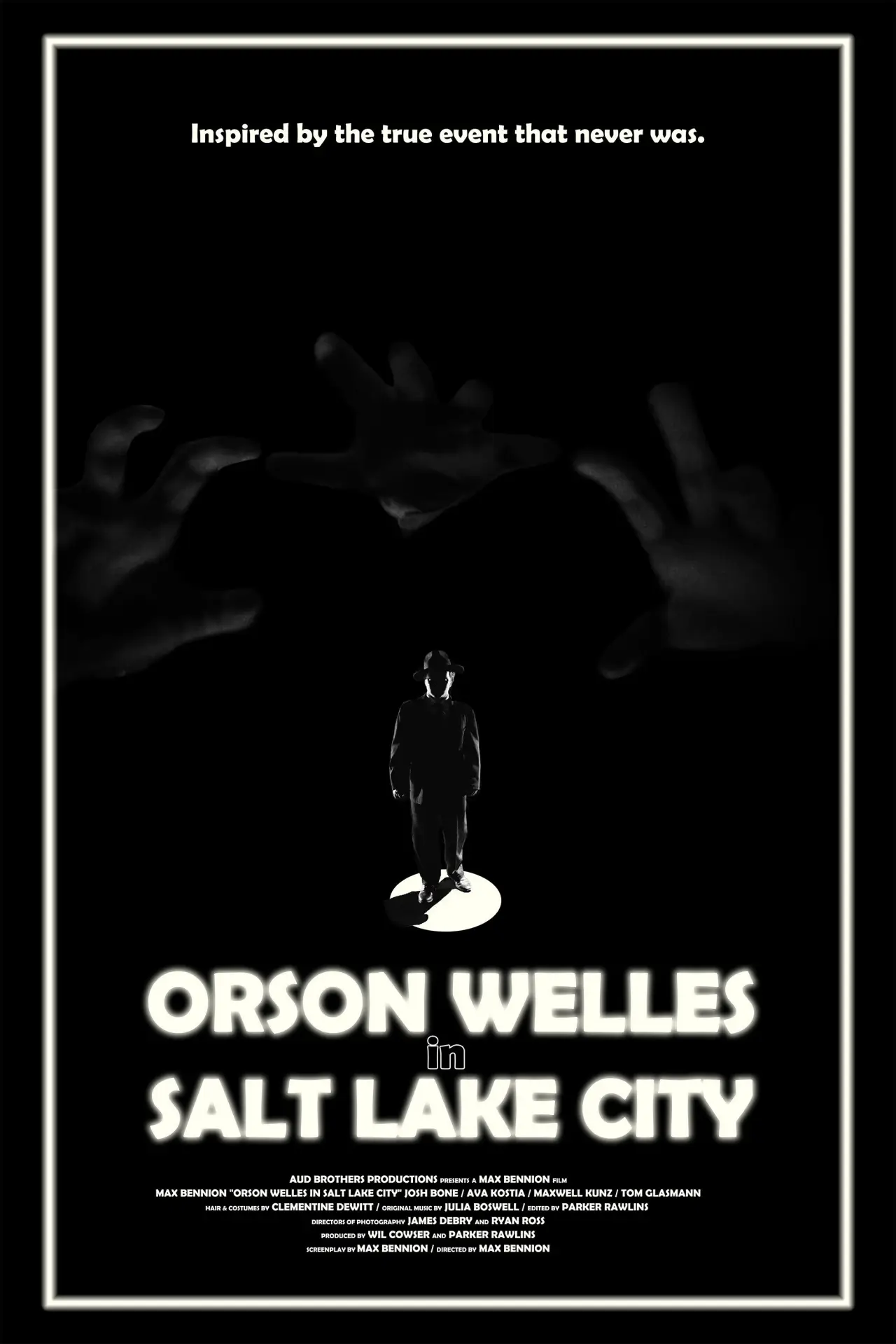 Movie poster "Orson Welles in Salt Lake City"