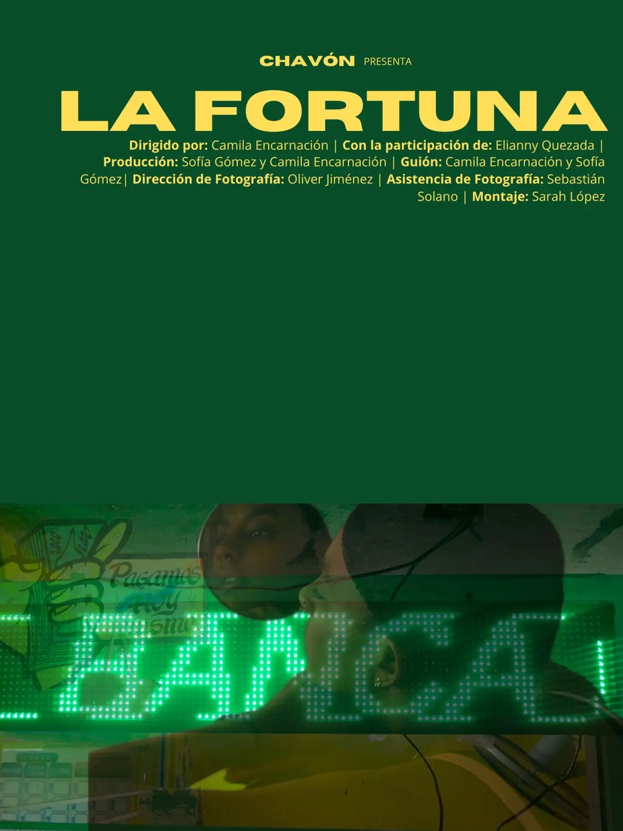 Movie poster "La Fortuna"