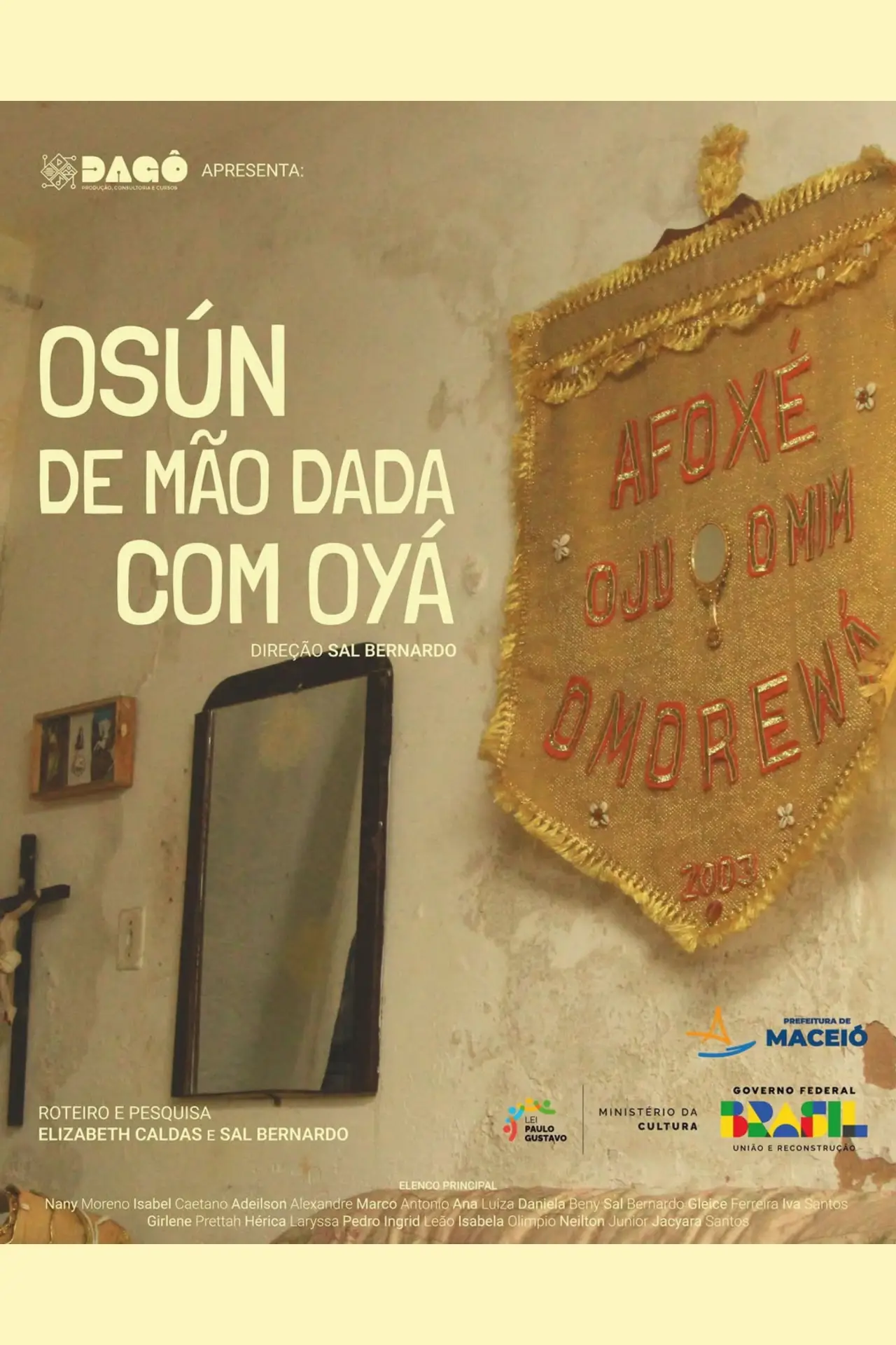 Movie poster "Osún de Mão Dada com Oyá"