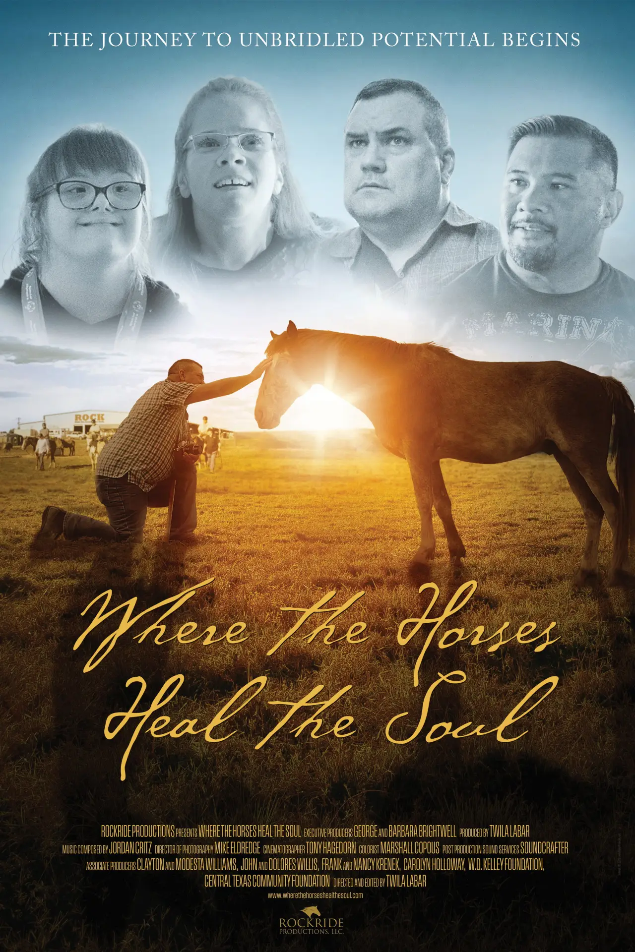 Movie poster "Where the Horses Heal the Soul"