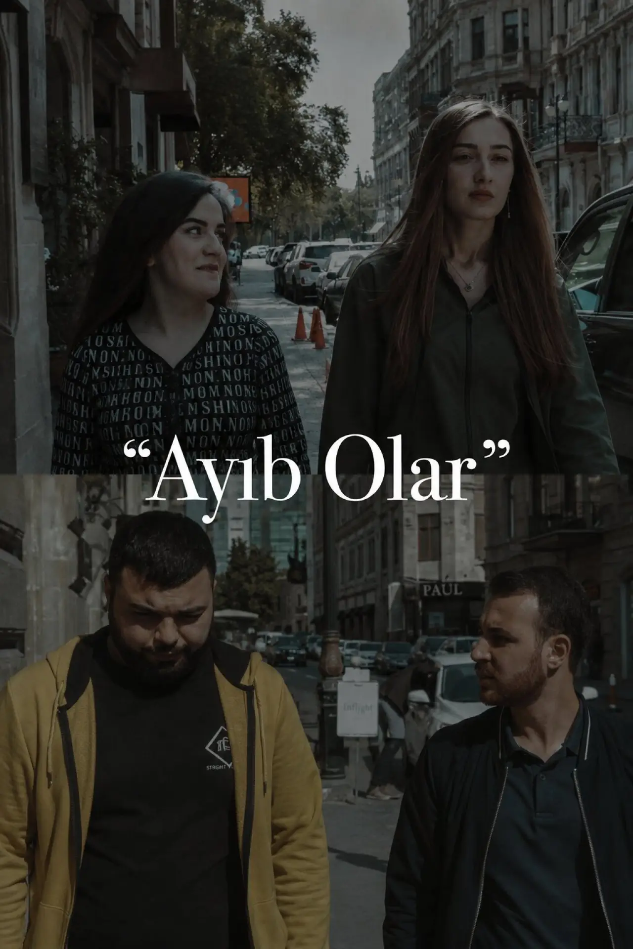 Movie poster "Ayıb olar"