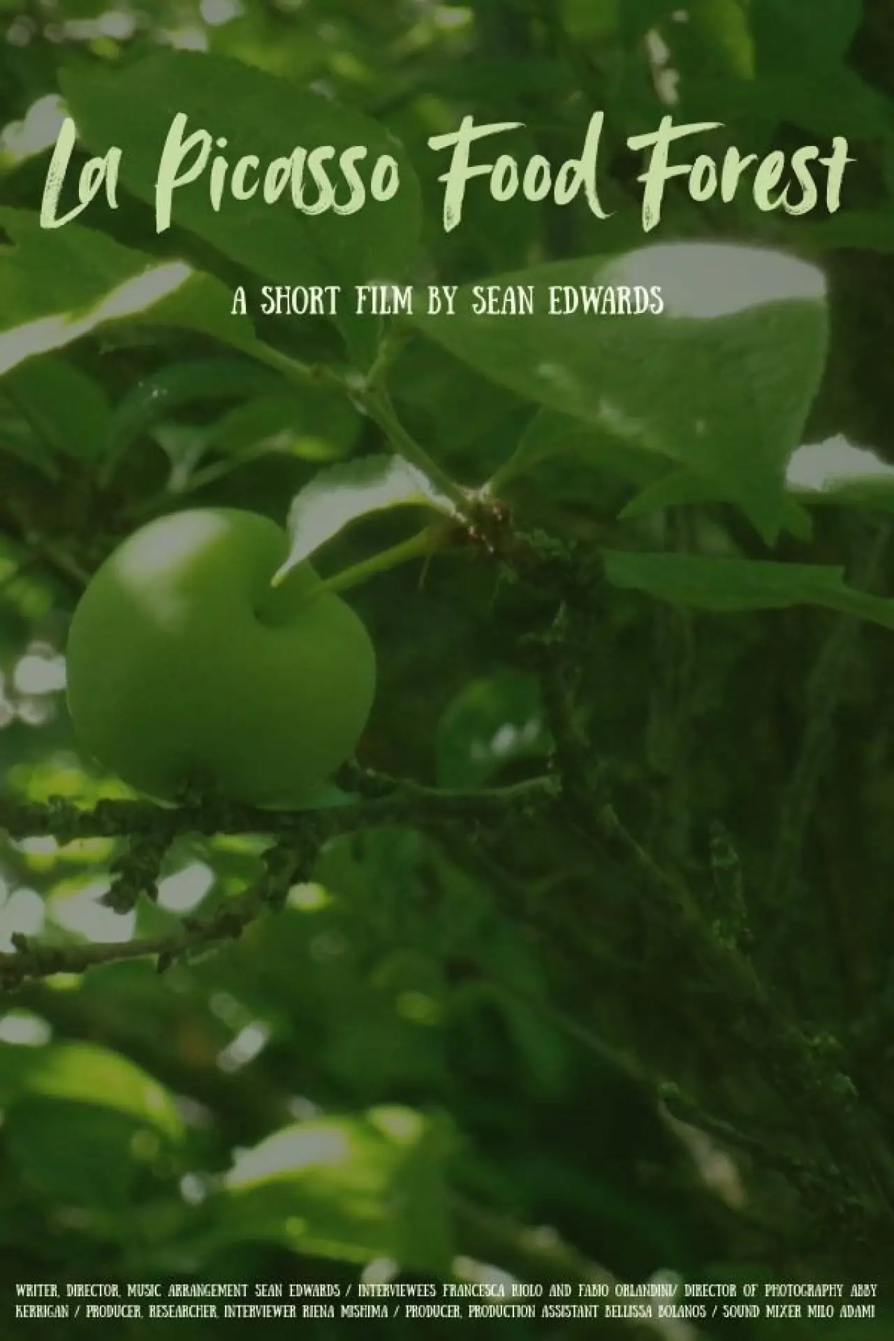 Movie poster "La Picasso Food Forest"