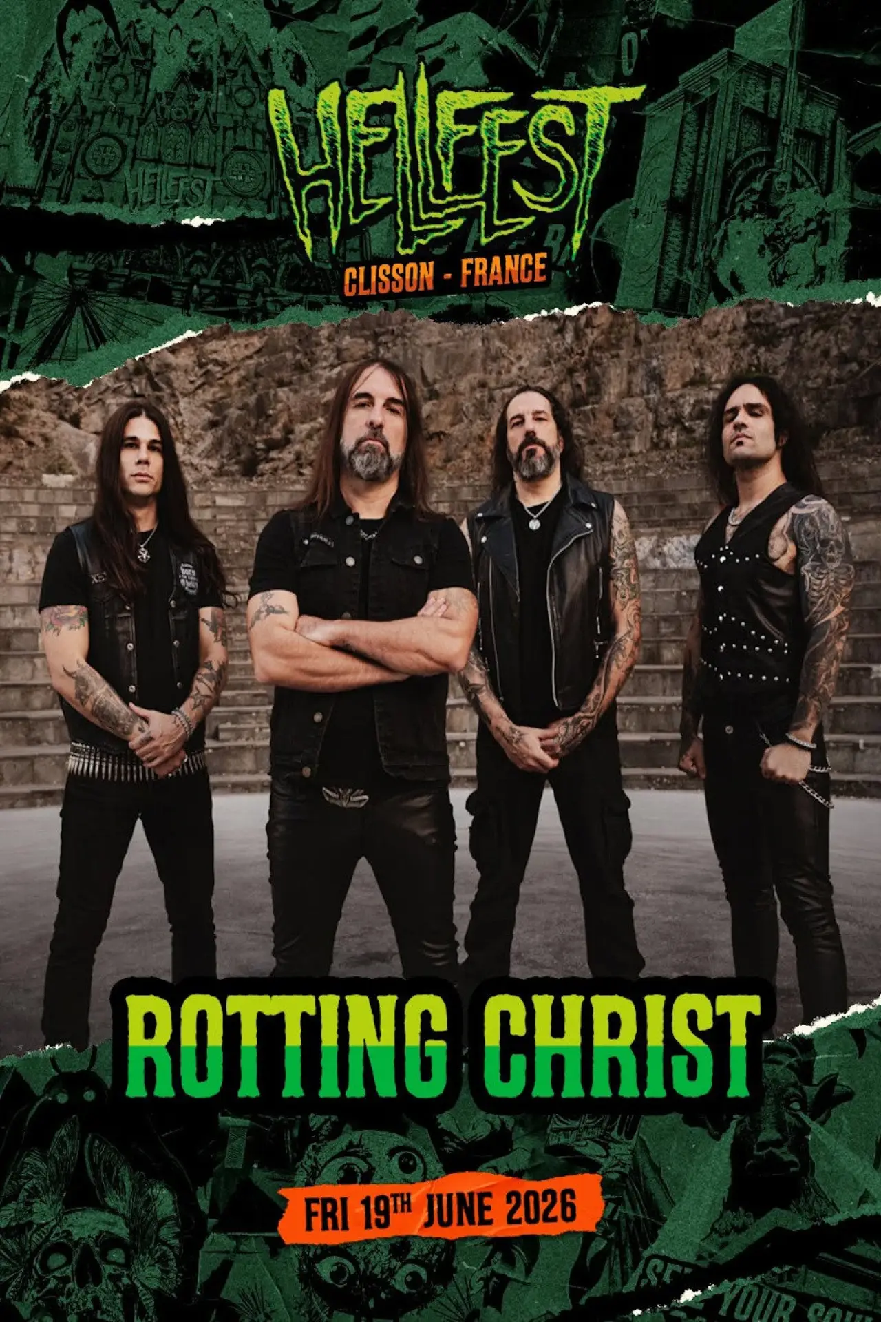 Movie poster "Rotting Christ - Hellfest 2026"