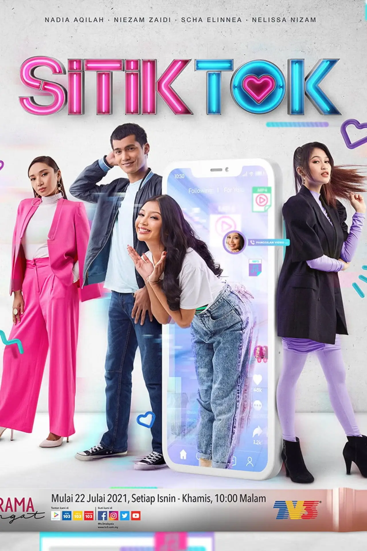 Movie poster "Sitik Tok"