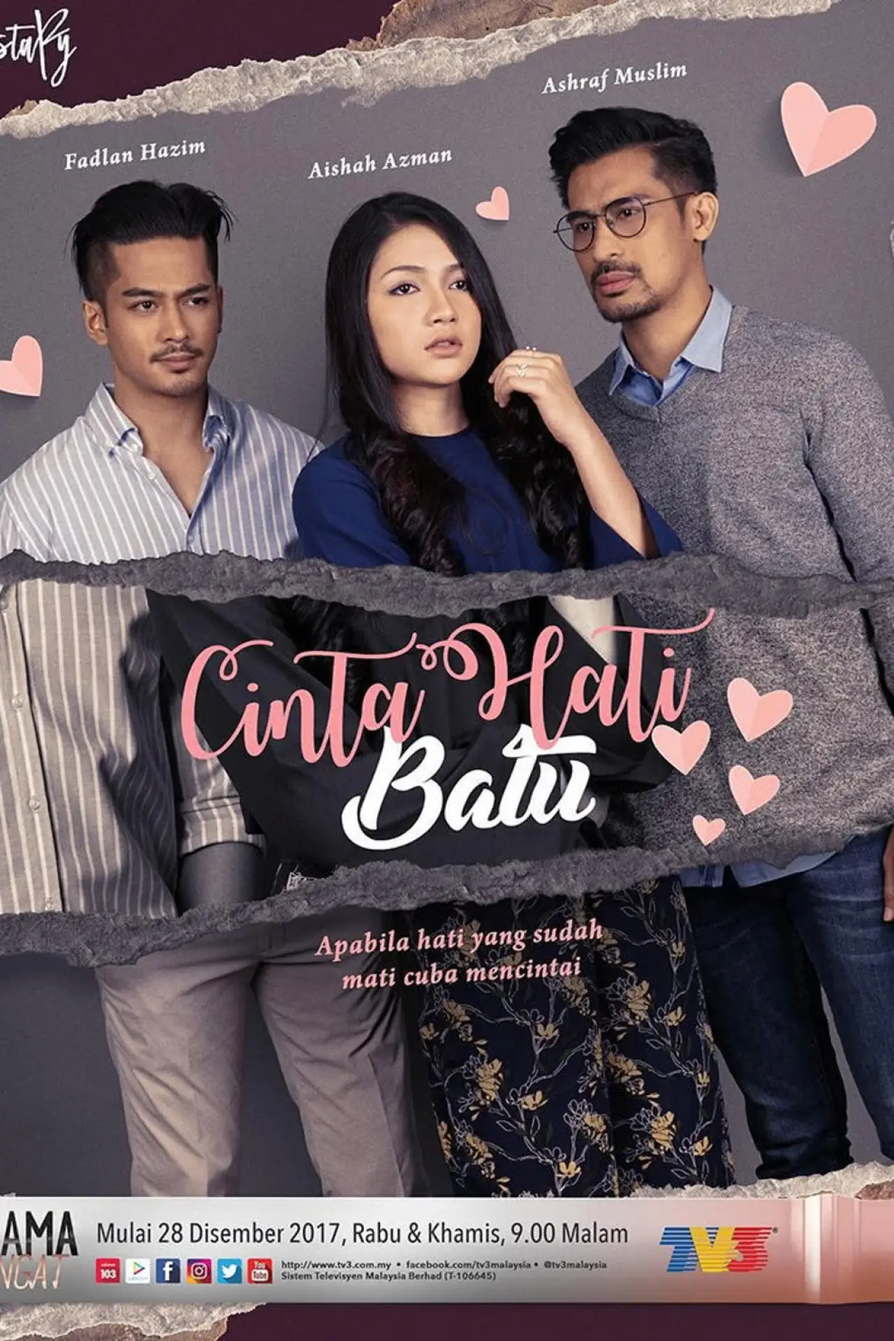 Movie poster "Cinta Hati Batu"
