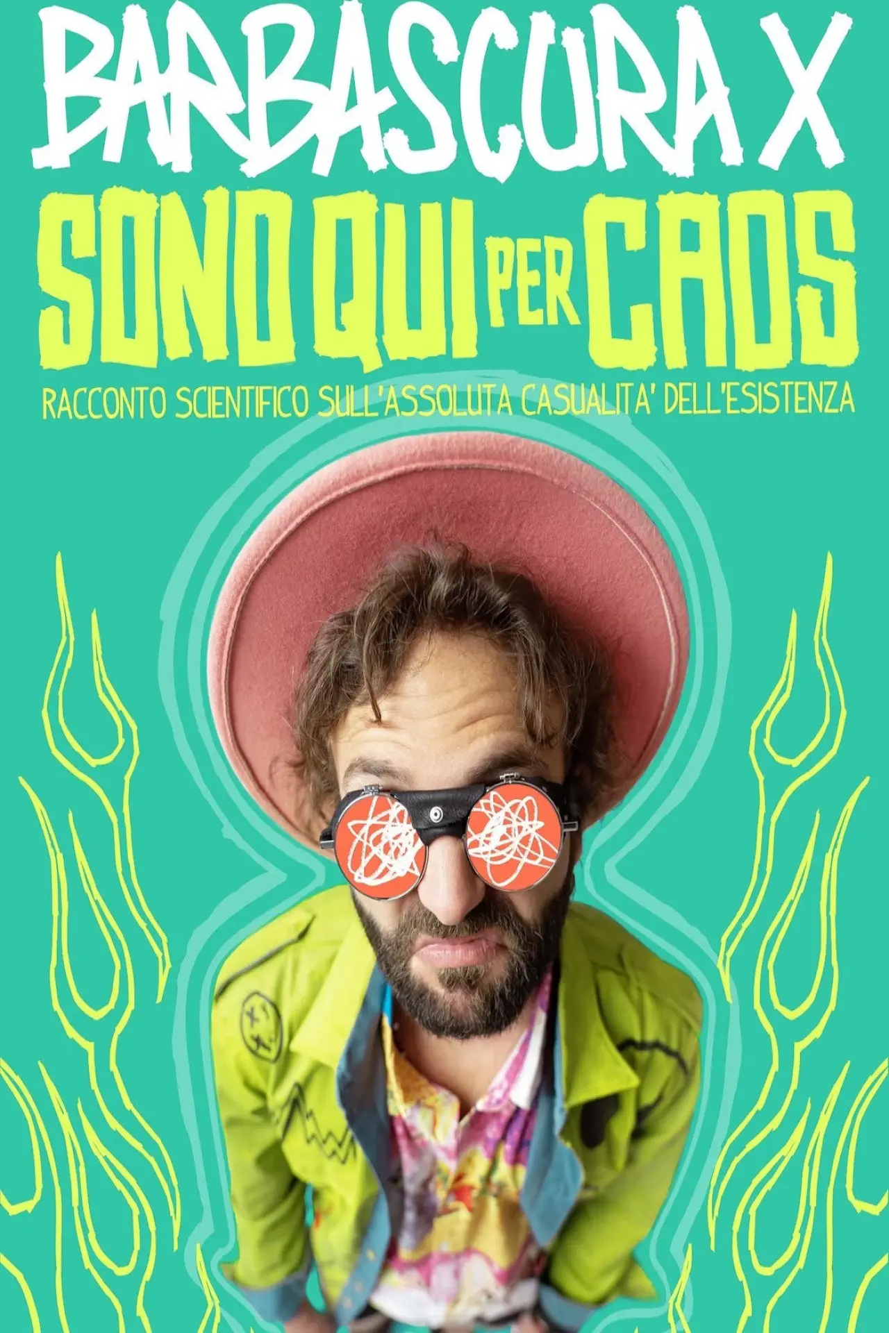 Movie poster "Sono qui per caos"