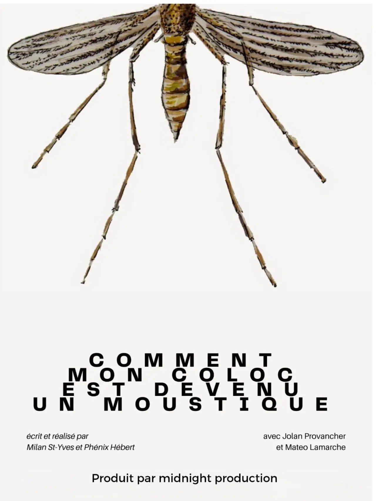 Movie poster "Comment mon coloc est devenu un moustique"
