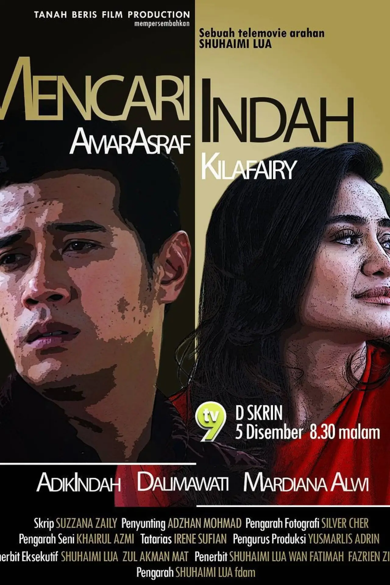 Movie poster "Mencari Indah"