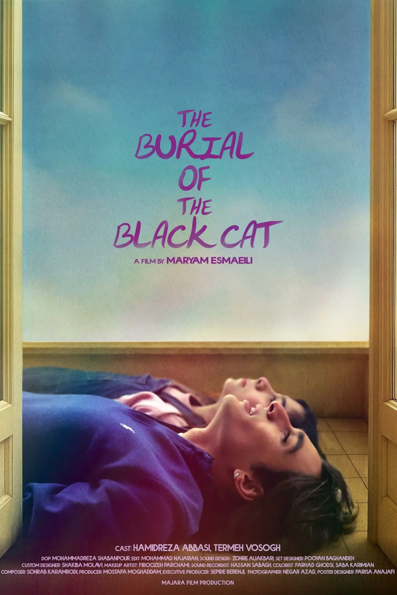 Movie poster "The Burial of the Black Cat"