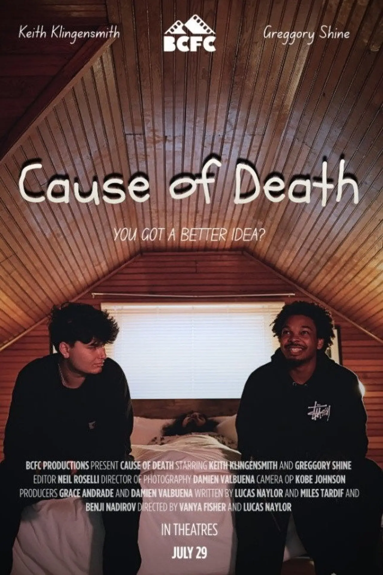Movie poster "Cause of Death"