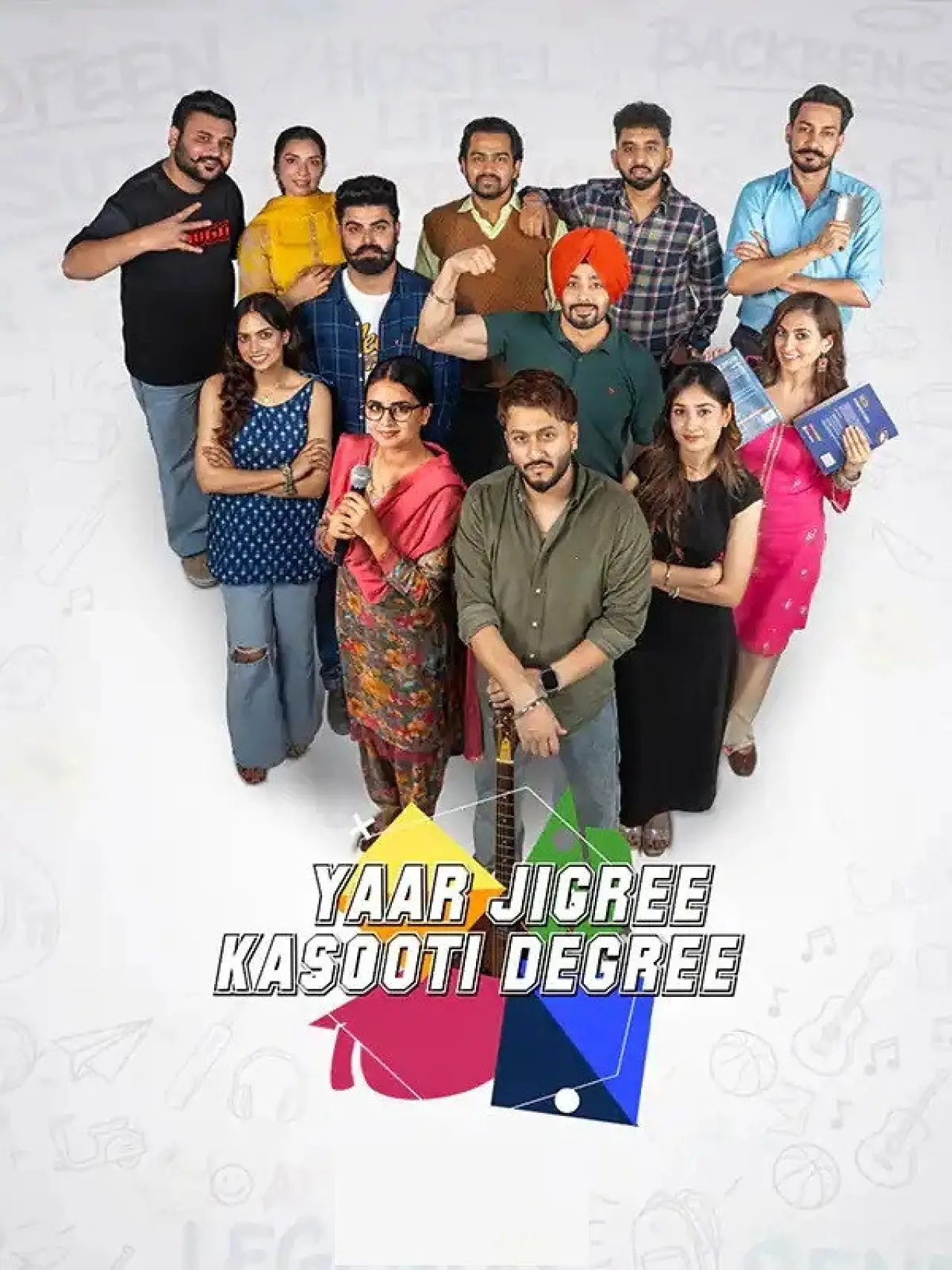 Movie poster "Yaar Jigree Kasooti Degree"