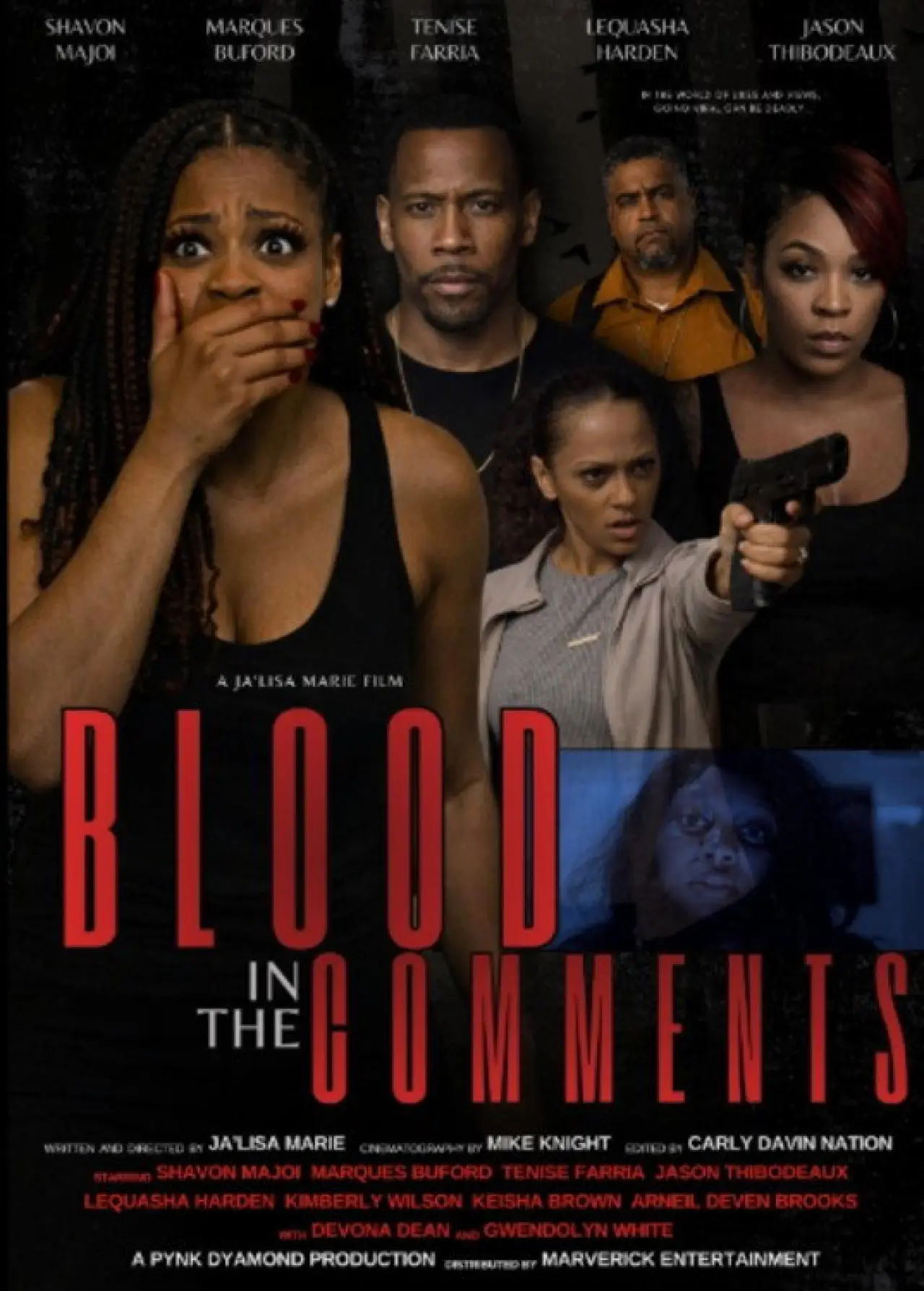 Movie poster "Blood in the Comments"