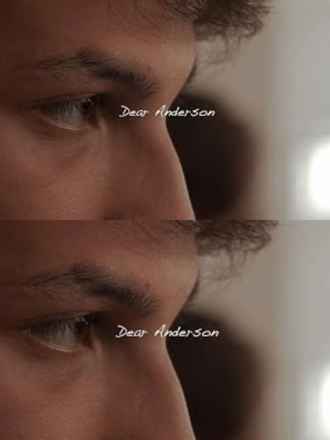 Movie poster "Dear Anderson"