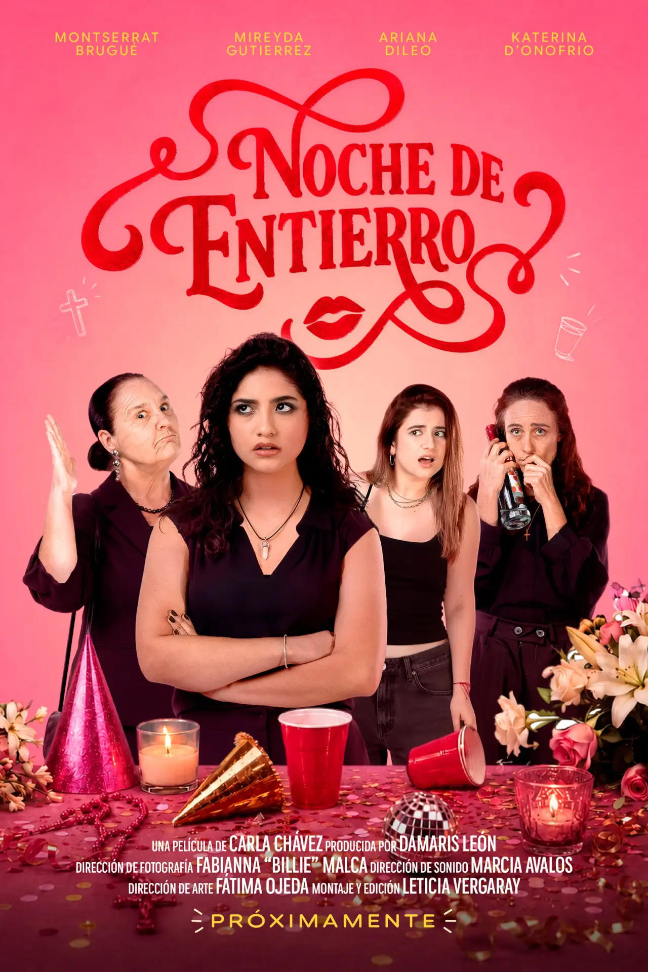 Movie poster "Noche de entierro"