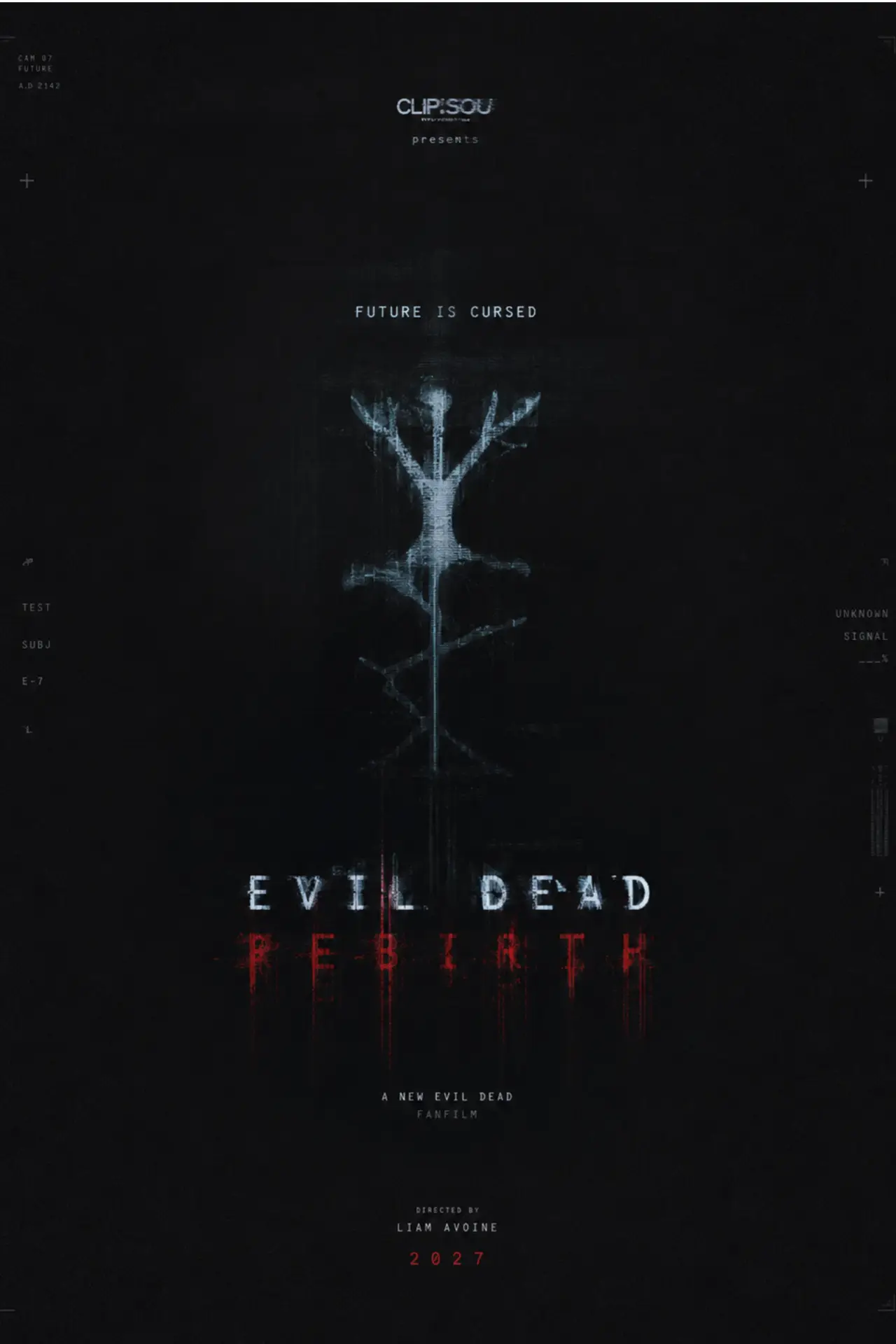 Movie poster "Evil Dead Rebirth"
