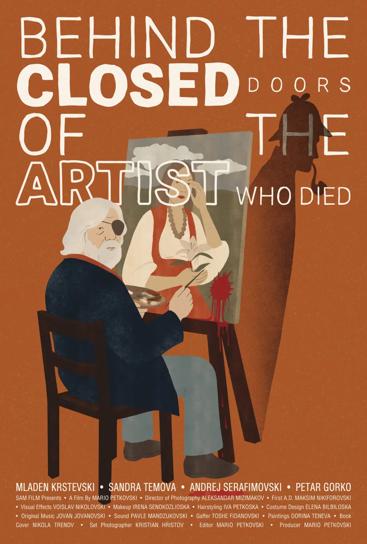 Movie poster "Behind the Closed Doors of the Artist Who Died"