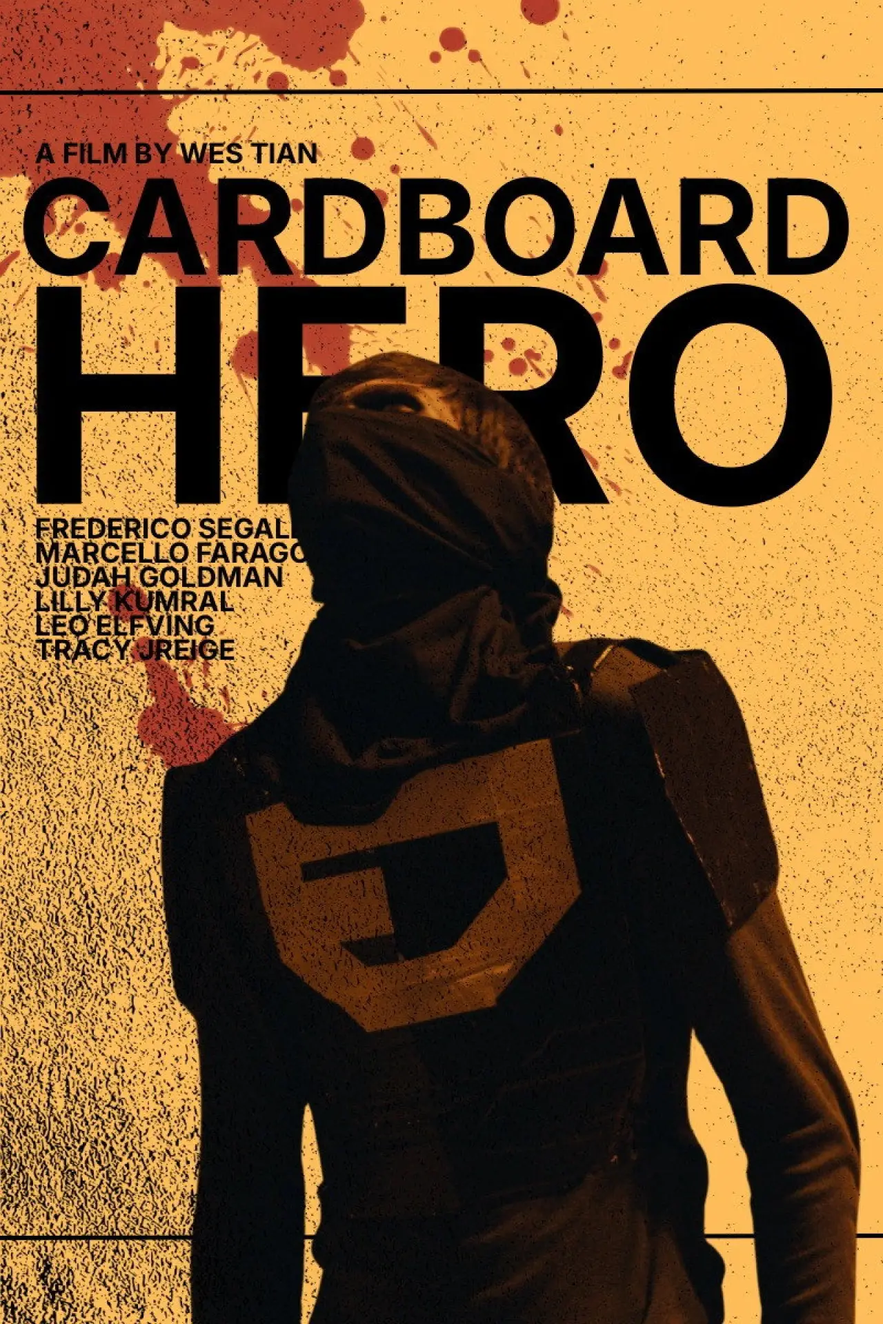 Movie poster "Cardboard Hero"