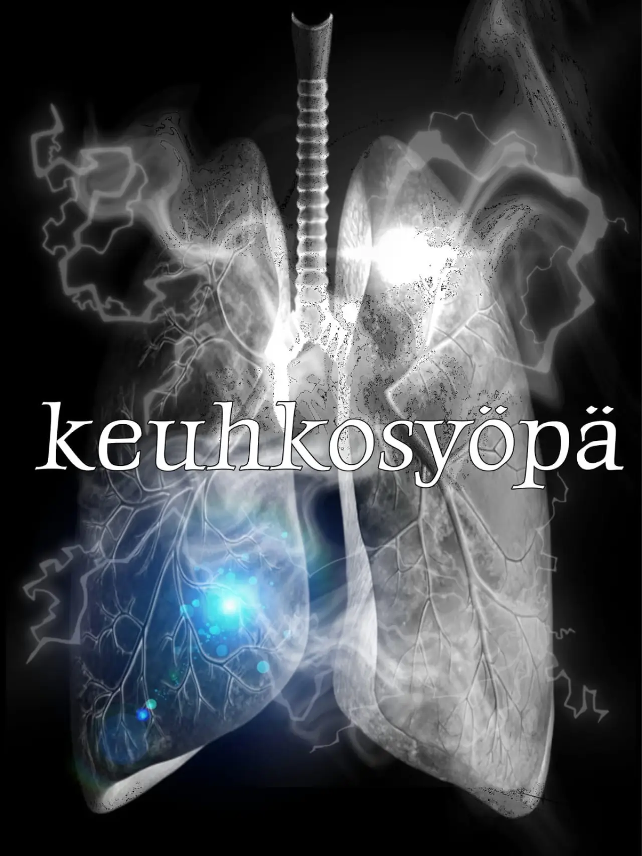 Movie poster "keuhkosyöpä"