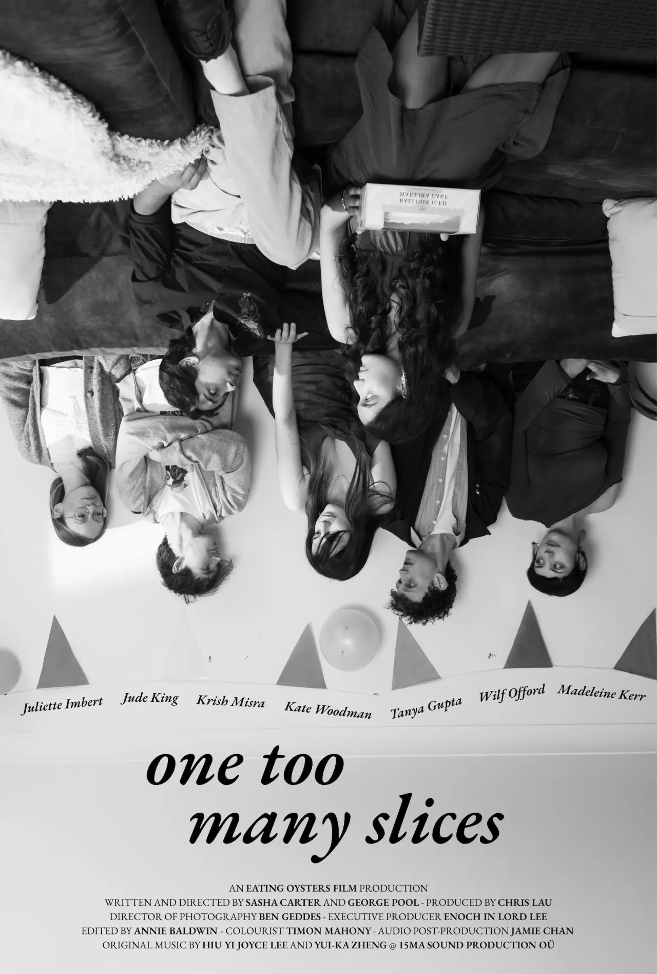 Movie poster "One Too Many Slices"