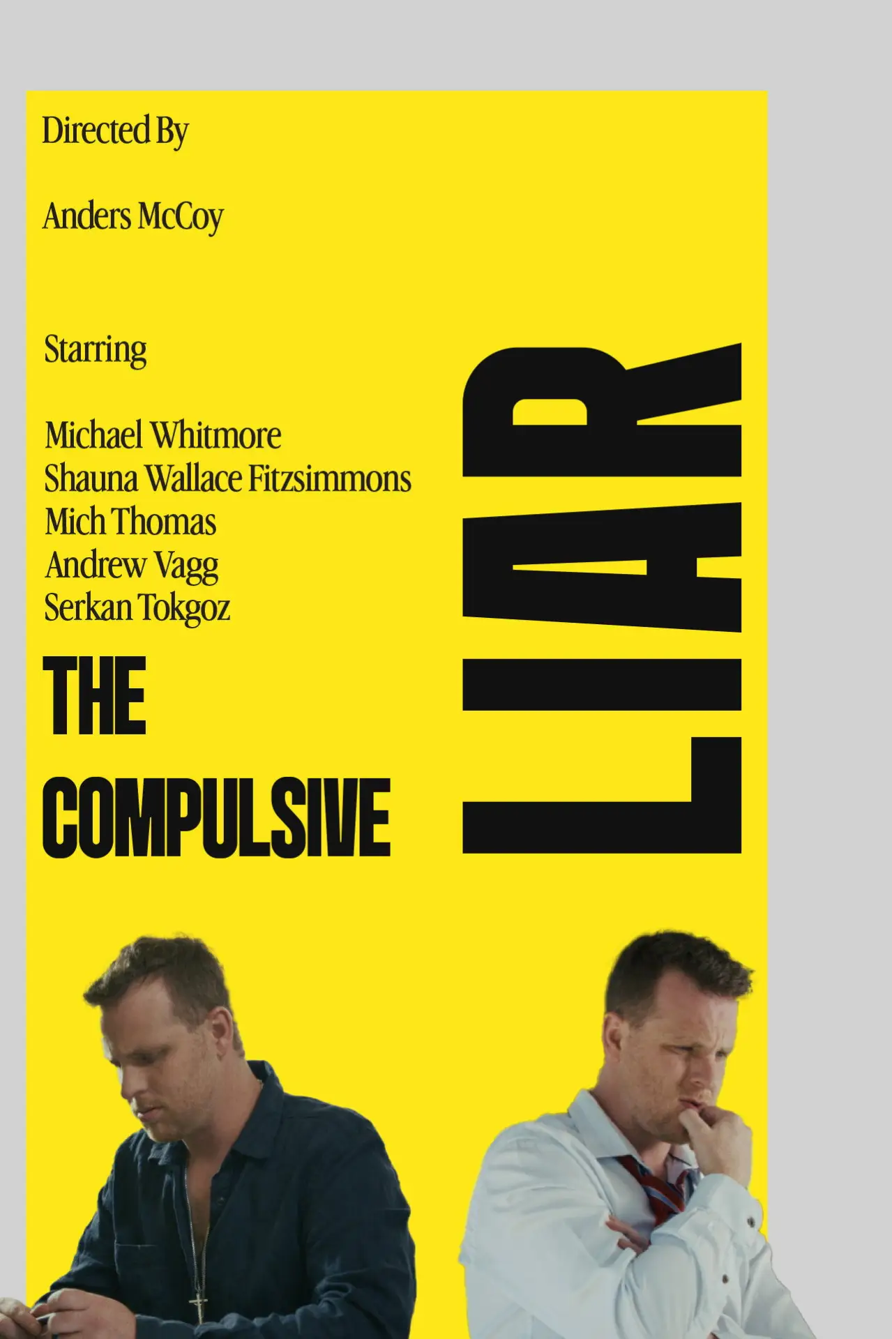 Movie poster "The Compulsive Liar"