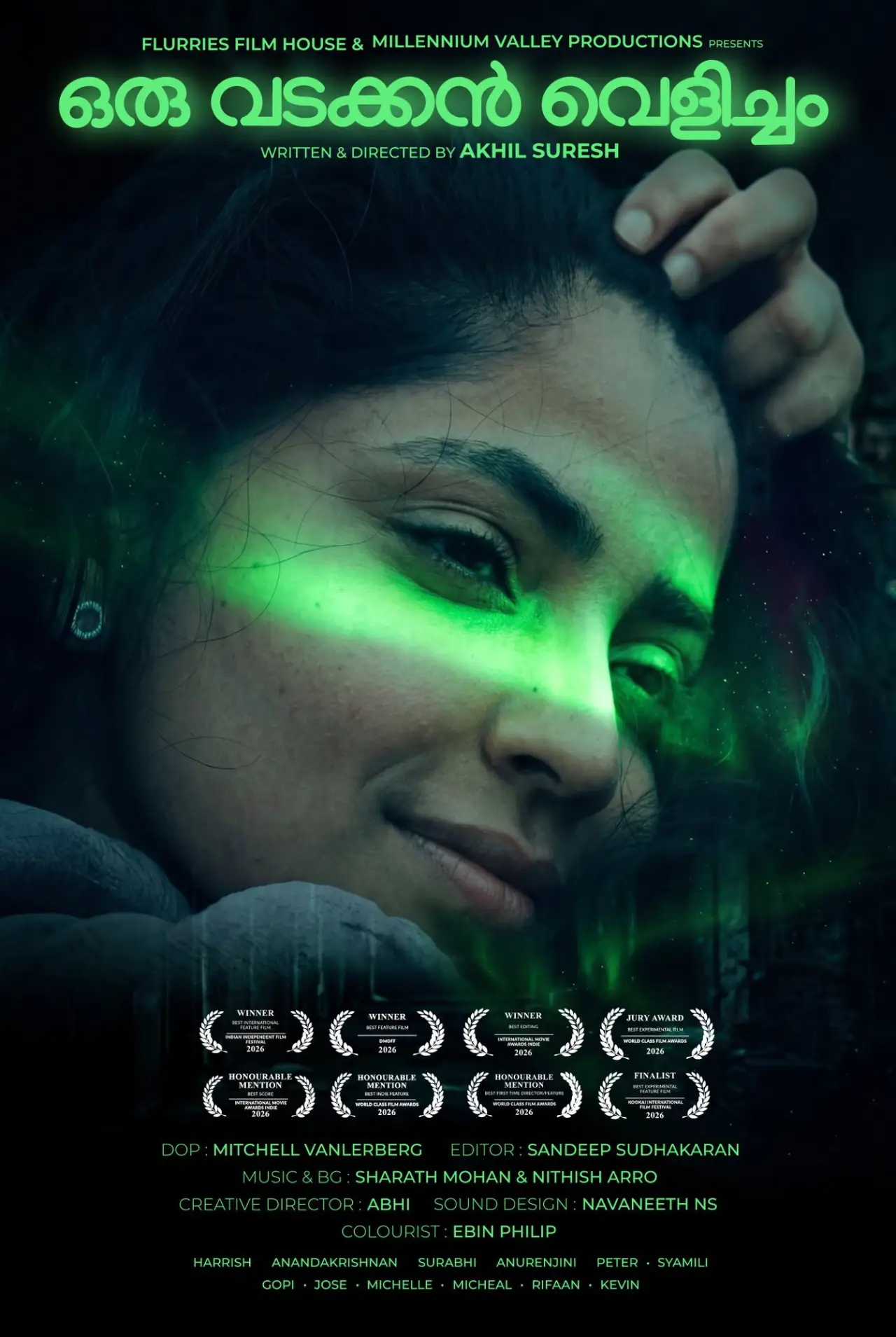 Movie poster "Oru Vadakkan Velicham - A Northern Light"