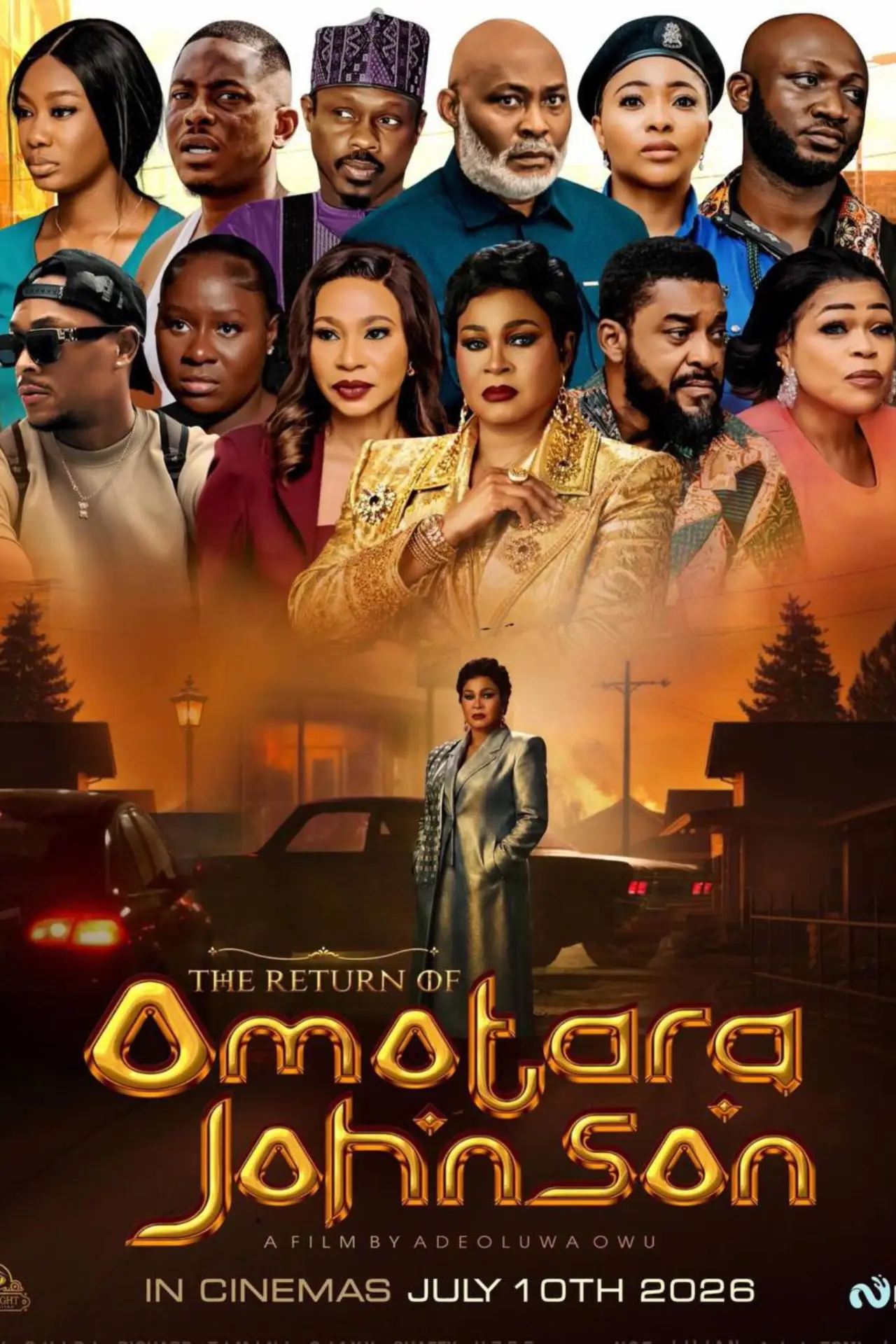 Movie poster "The Return of Omotara Johnson"