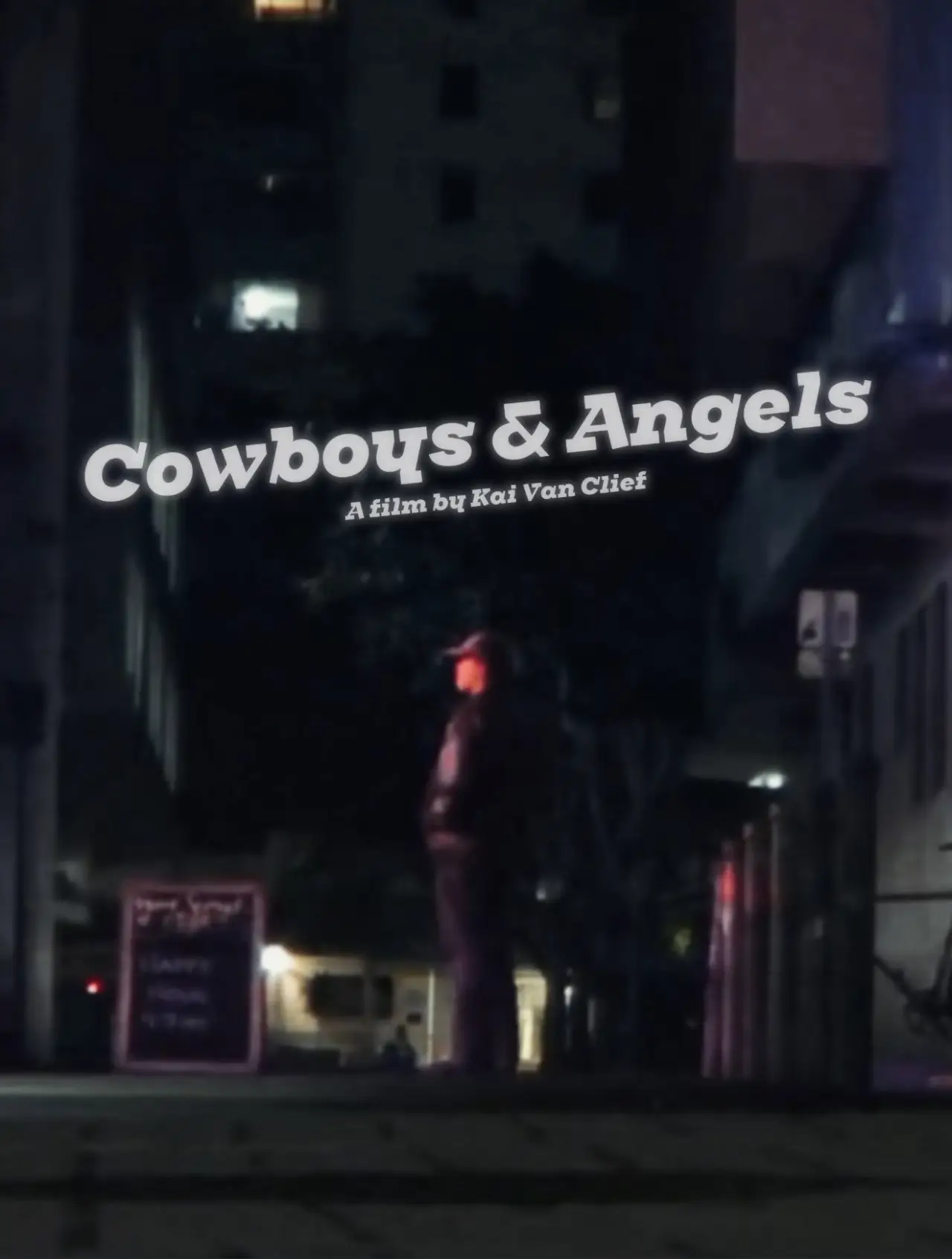 Movie poster "Cowboys & Angels"