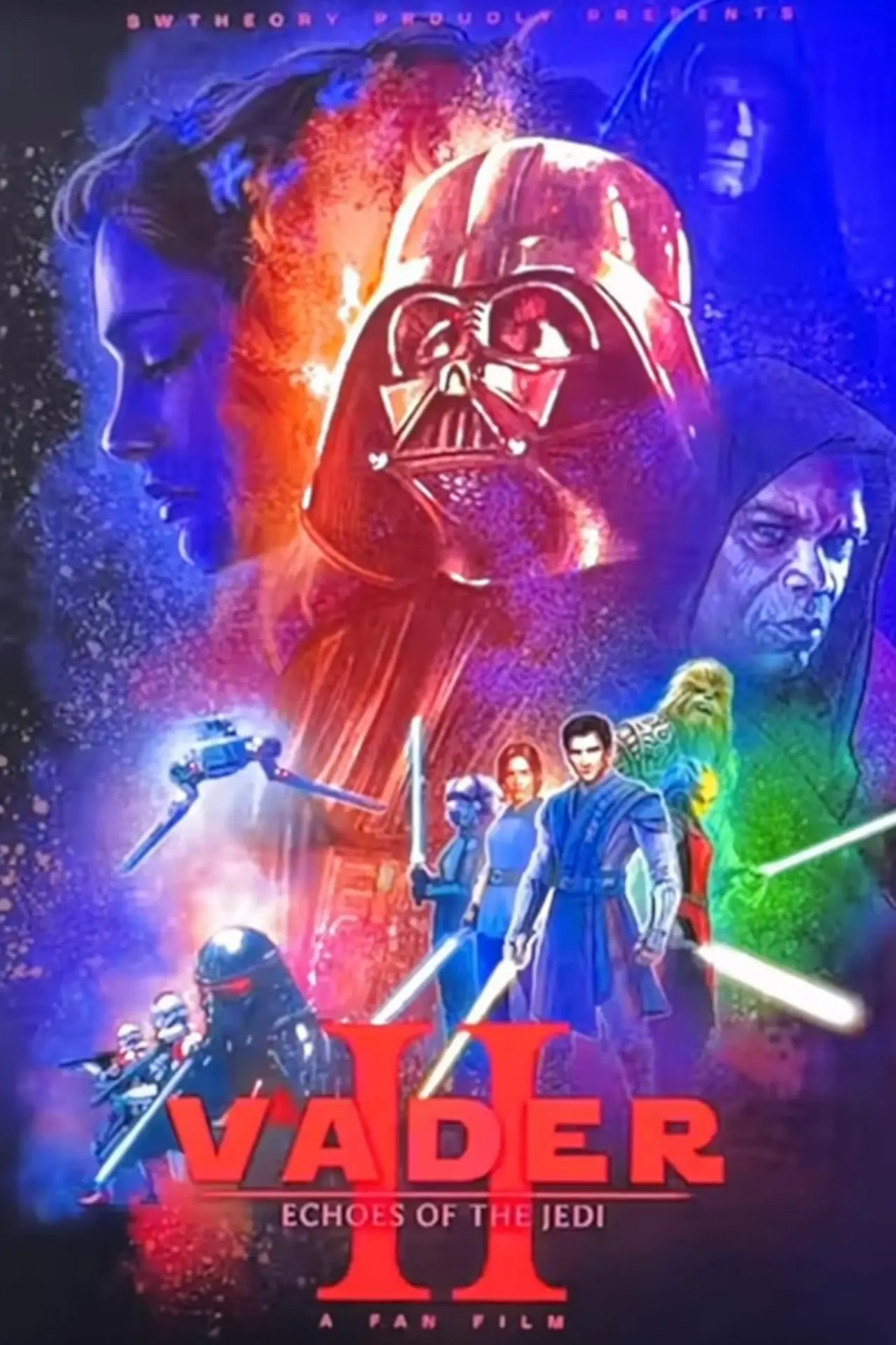Movie poster "Vader Episode II: Echoes of the Jedi"