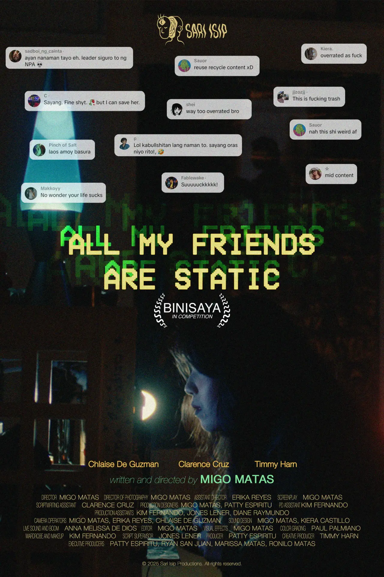 Movie poster "All my Friends are Static"