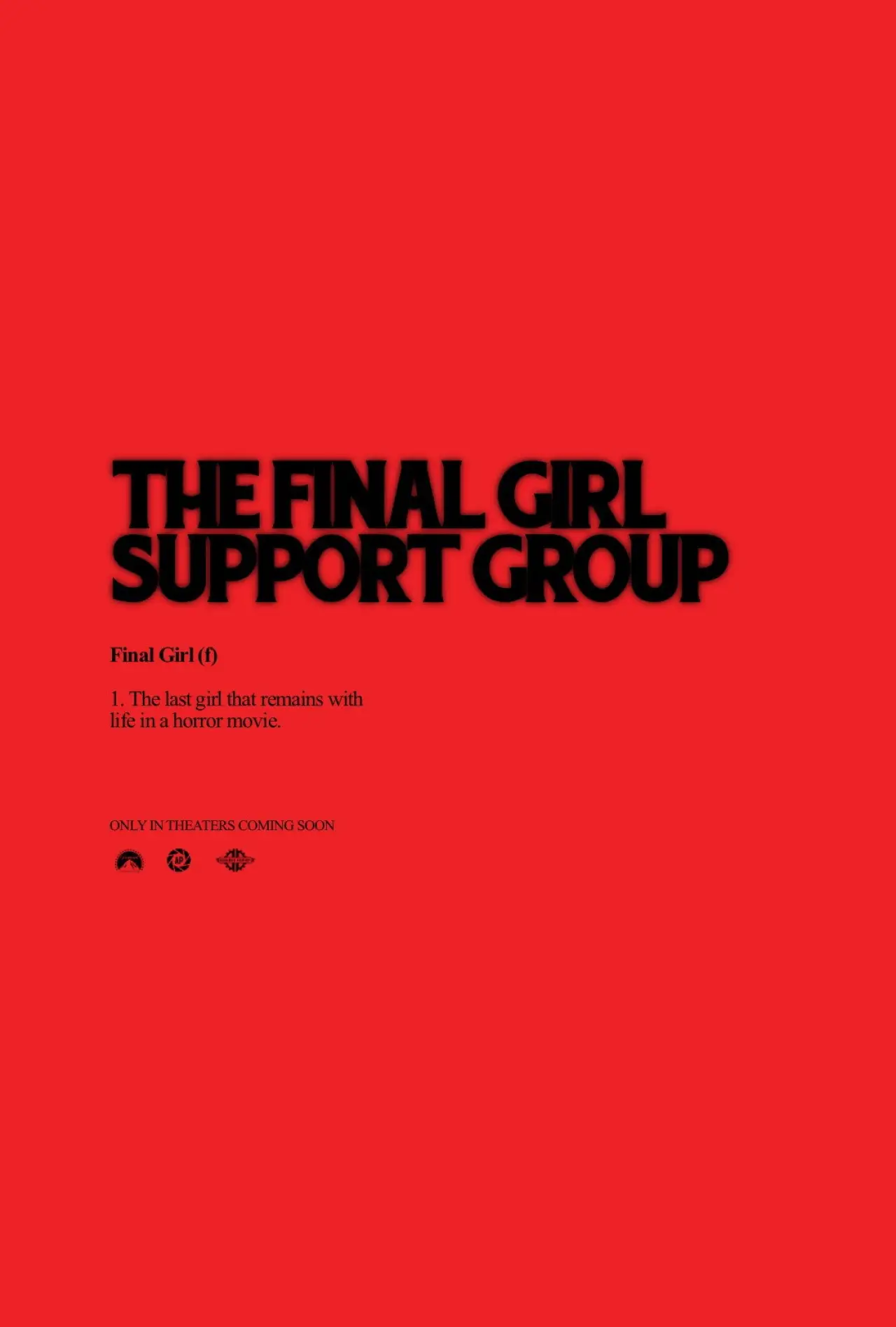 Movie poster "The Final Girl Support Group"