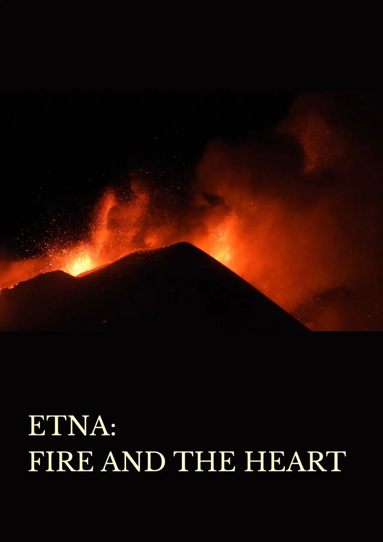 Movie poster "Etna: Fire and the Heart"