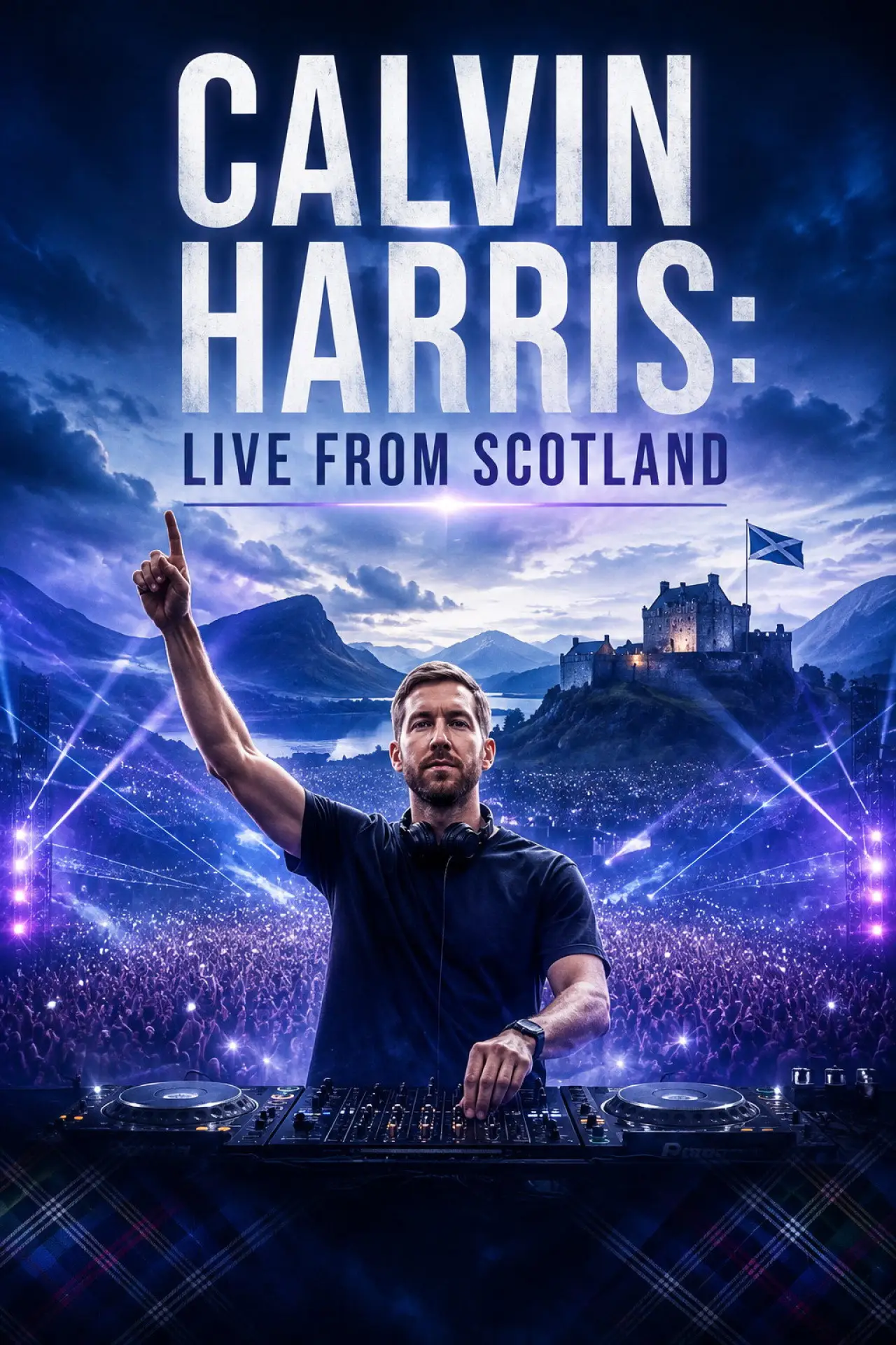 Movie poster "Calvin Harris: Live from Scotland"