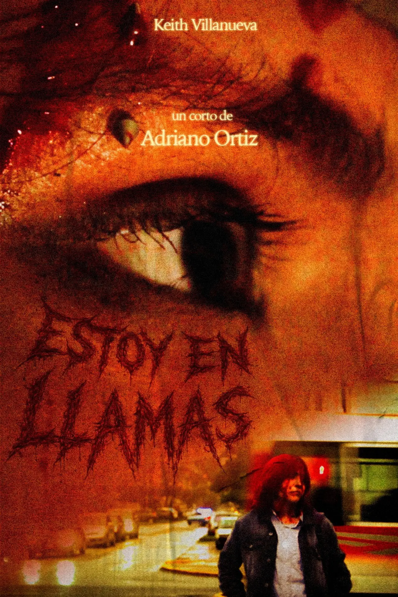 Movie poster "estoy en llamas"