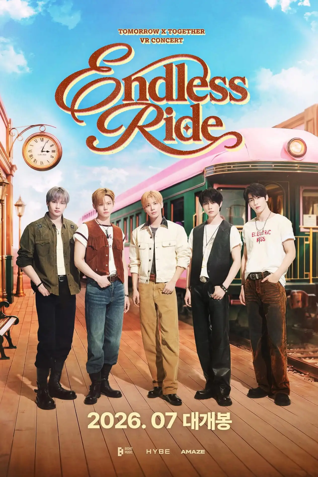 Movie poster "Endless Ride: TOMORROW X TOGETHER VR Concert"