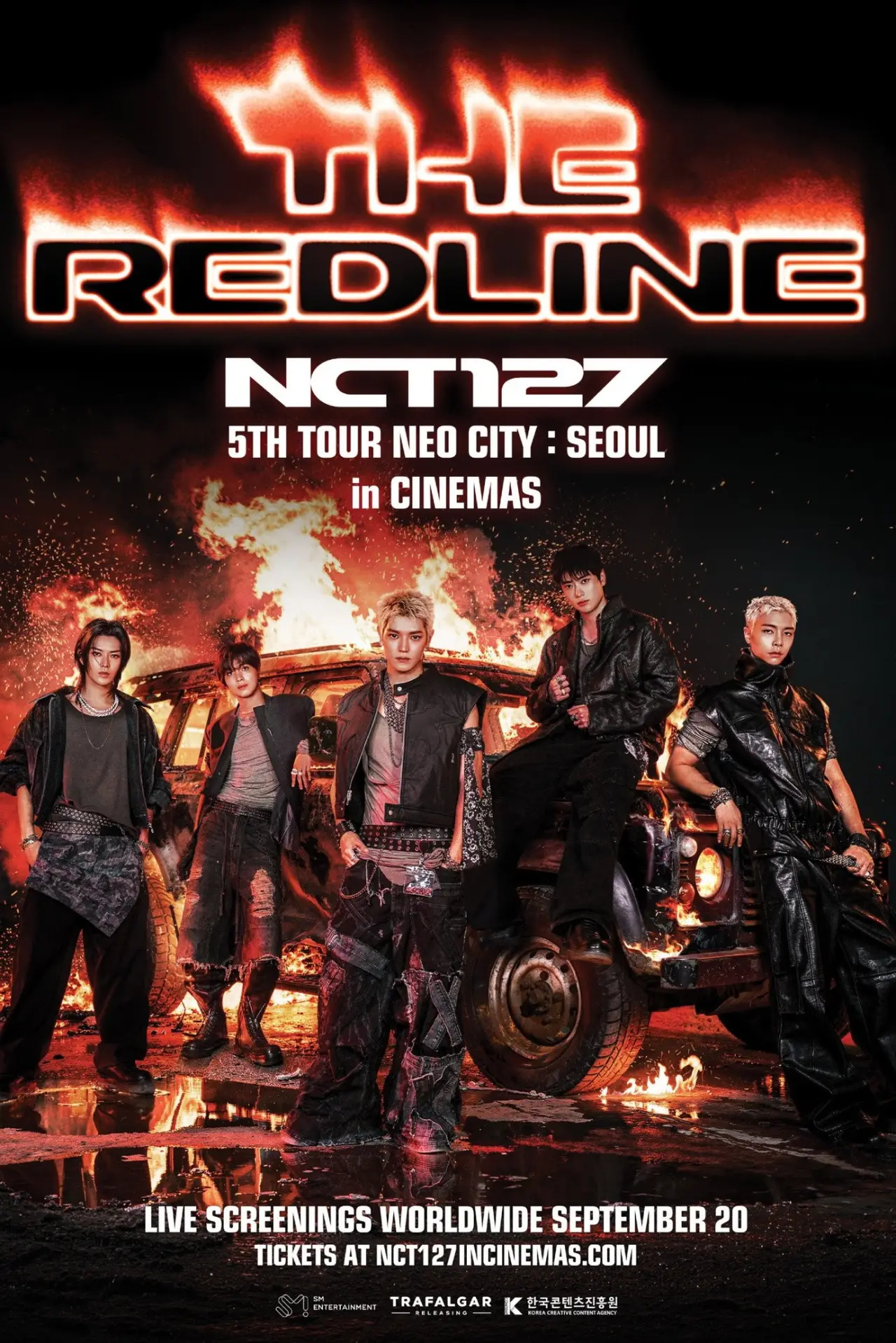 Movie poster "NCT 127 5TH TOUR ‘NEO CITY  SEOUL - THE REDLINE’ in CINEMAS"