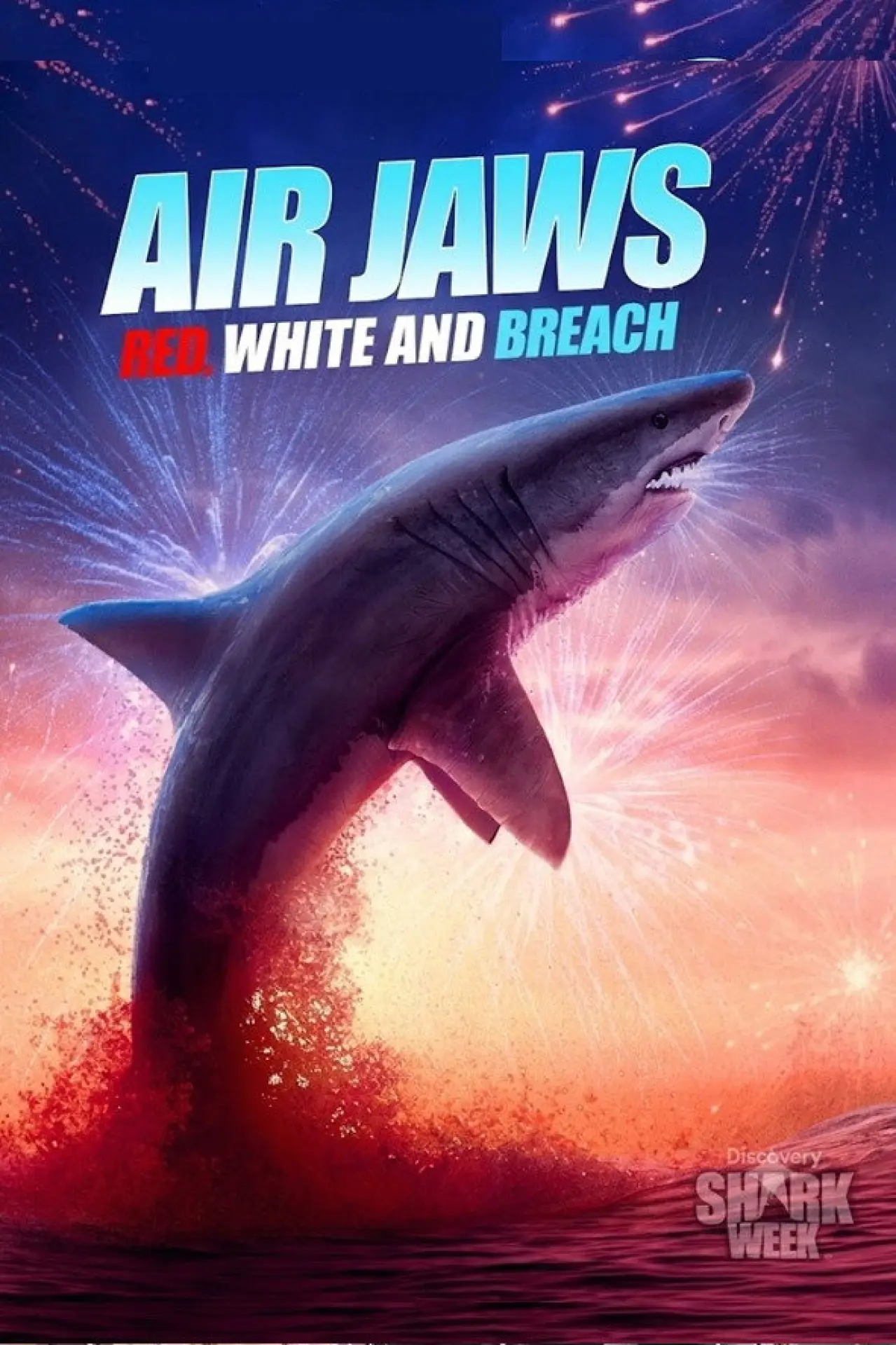 Movie poster "Air Jaws: Red, White and Breach"