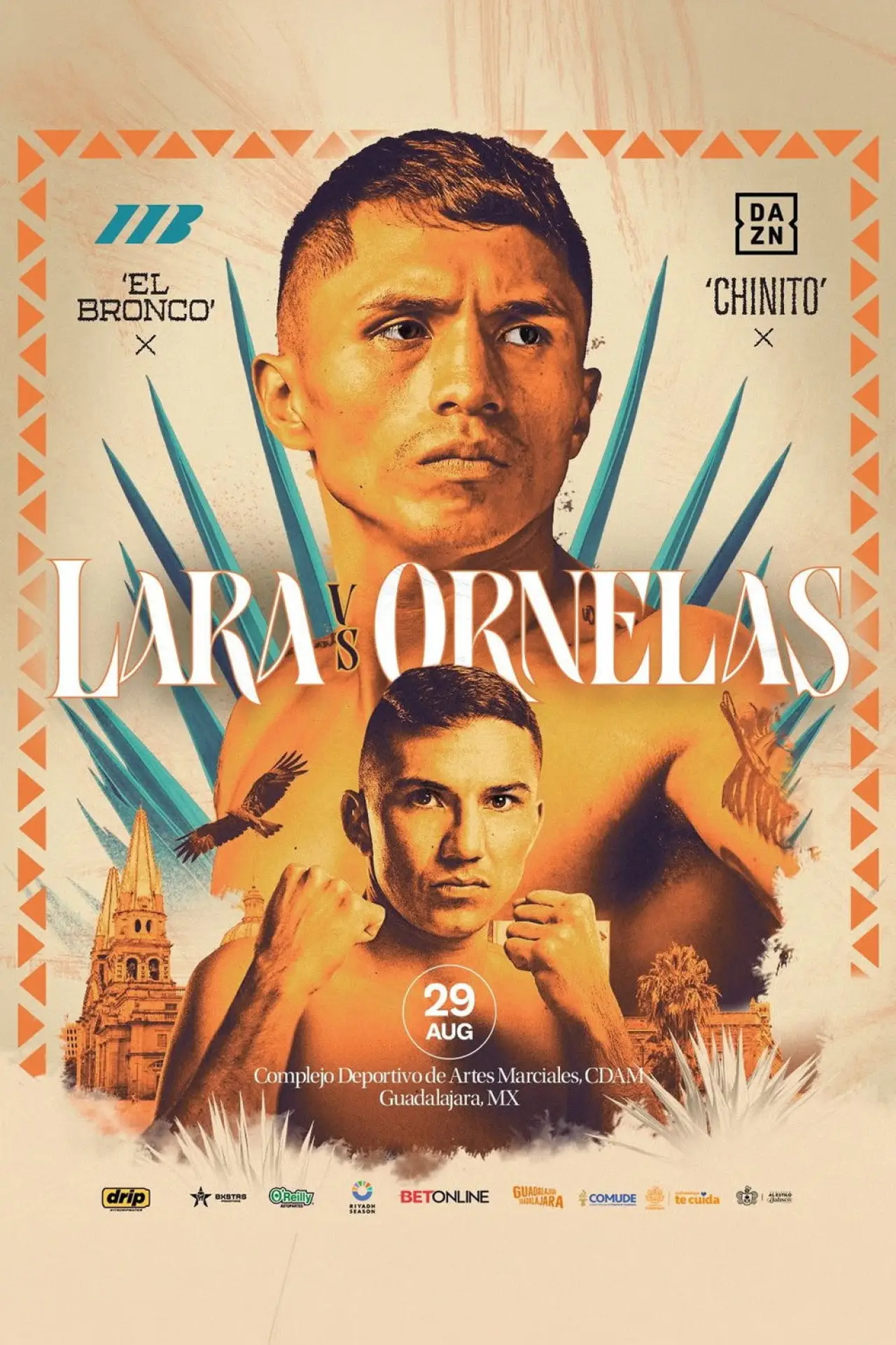 Movie poster "Mauricio Lara vs. Carlos Ornelas"