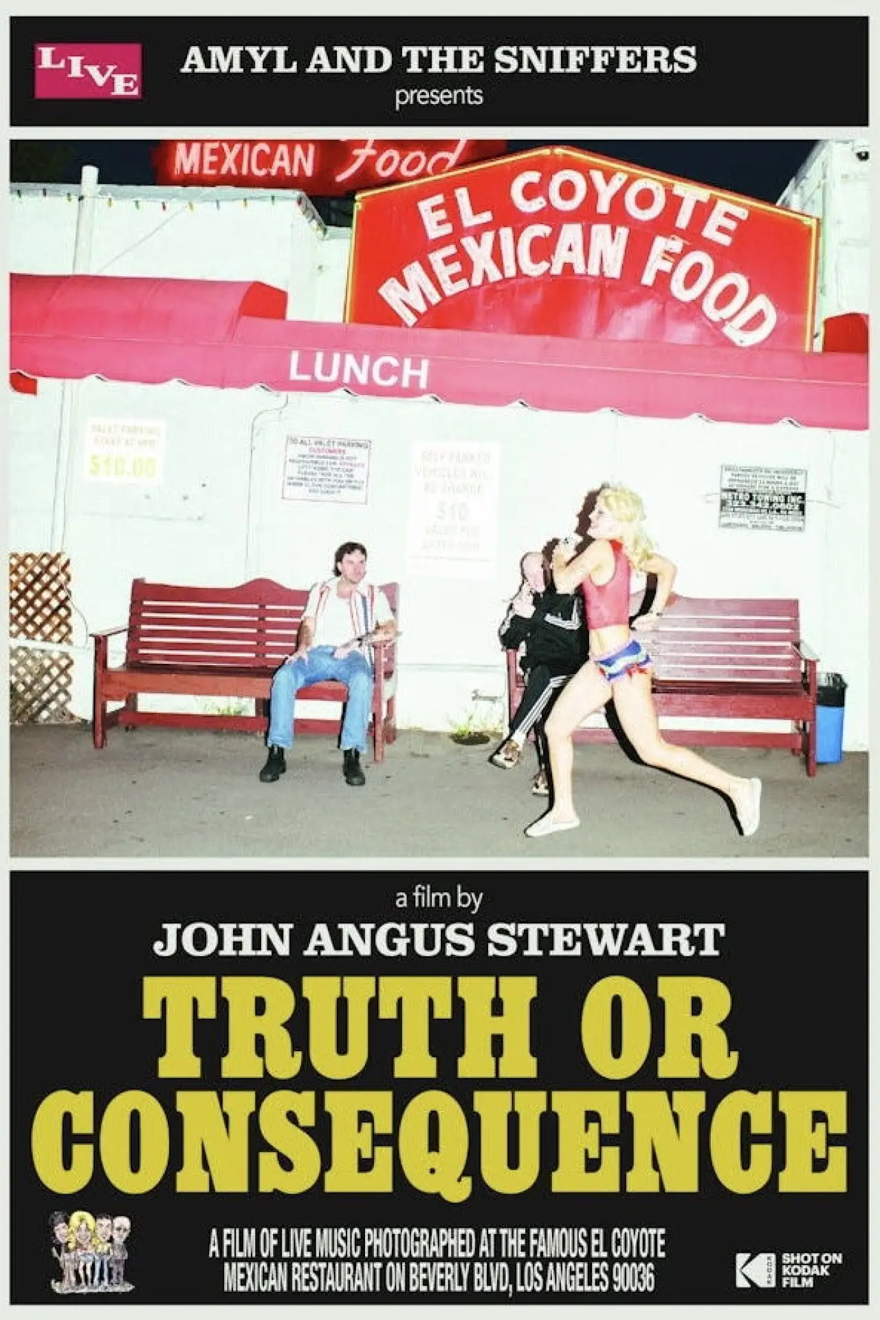 Movie poster "Amyl and the Sniffers Present: Truth or Consequence"