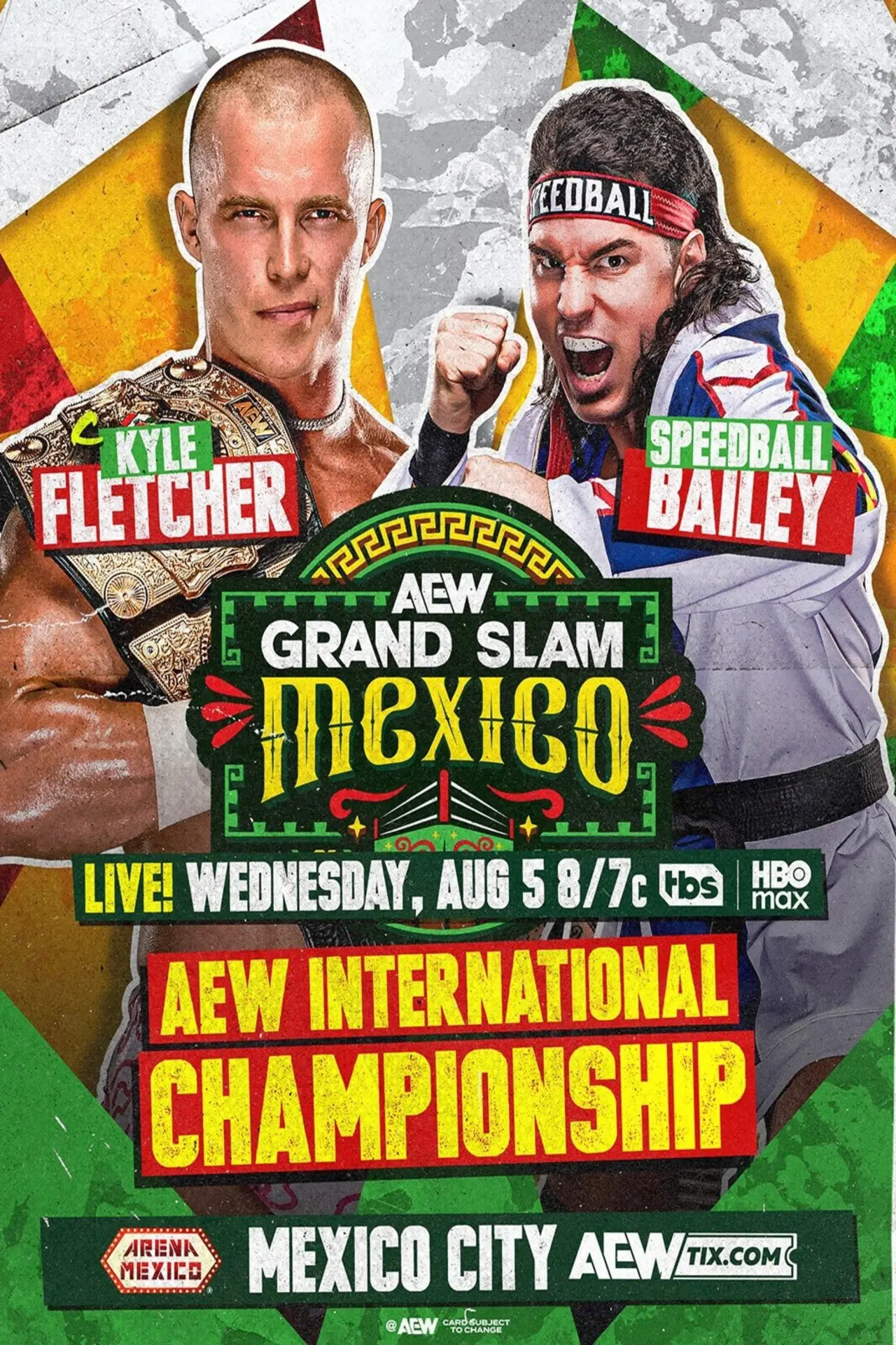 Movie poster "AEW Grand Slam Mexico"