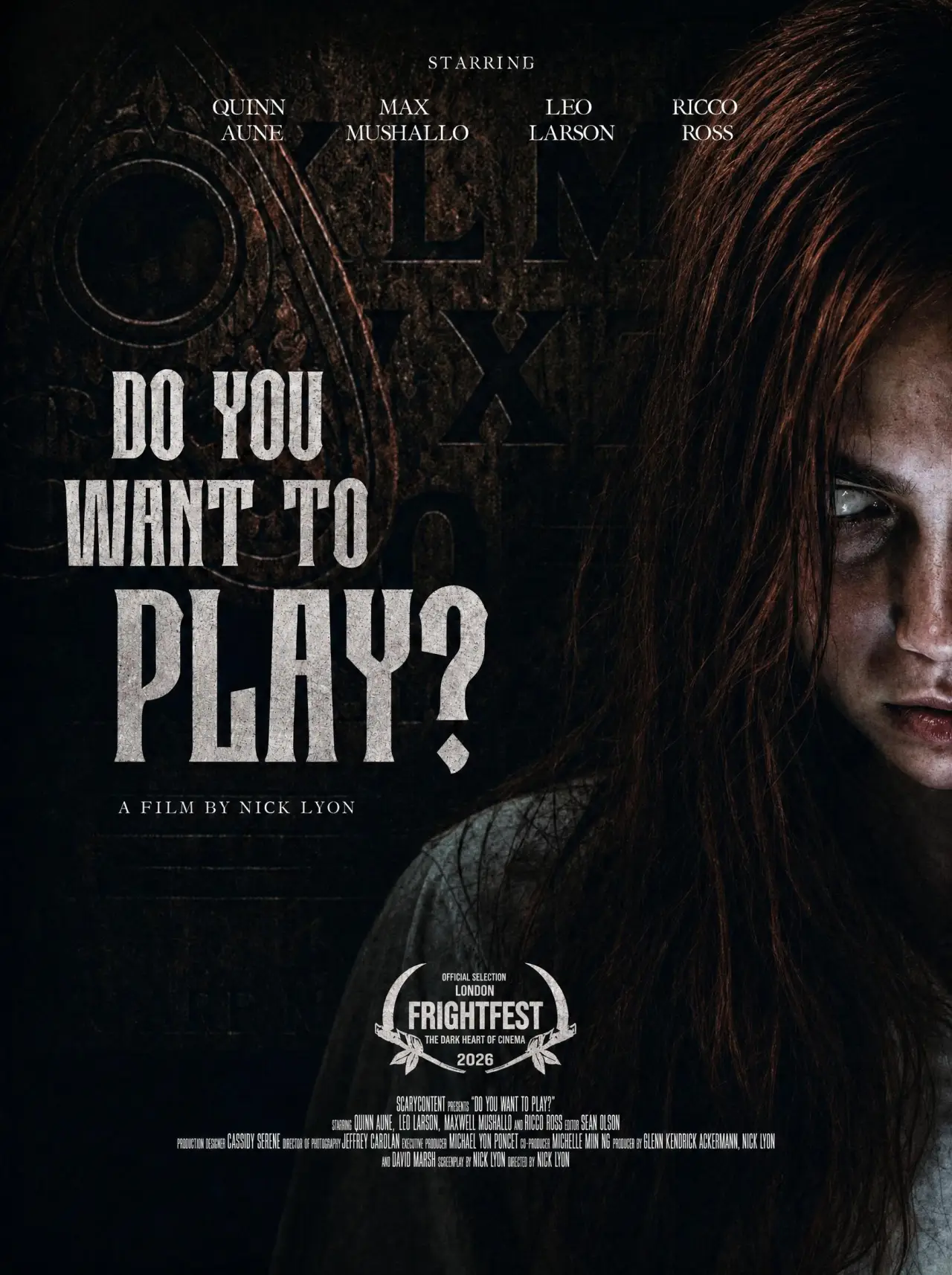 Movie poster "Do You Want to Play"