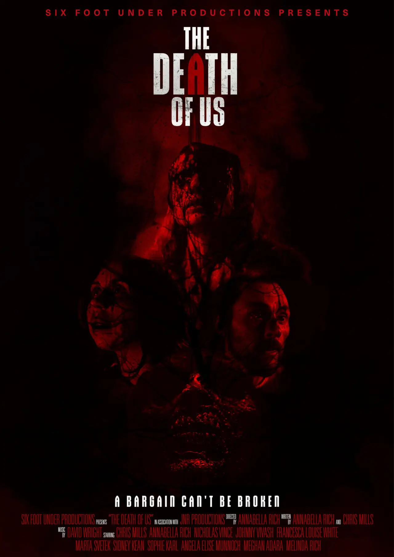Movie poster "The Death of Us"