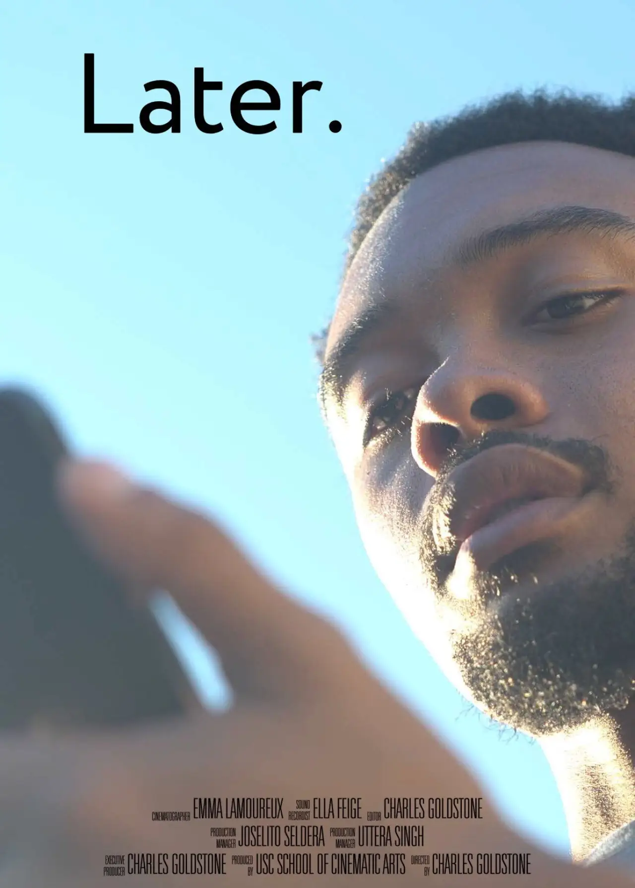 Movie poster "Later."