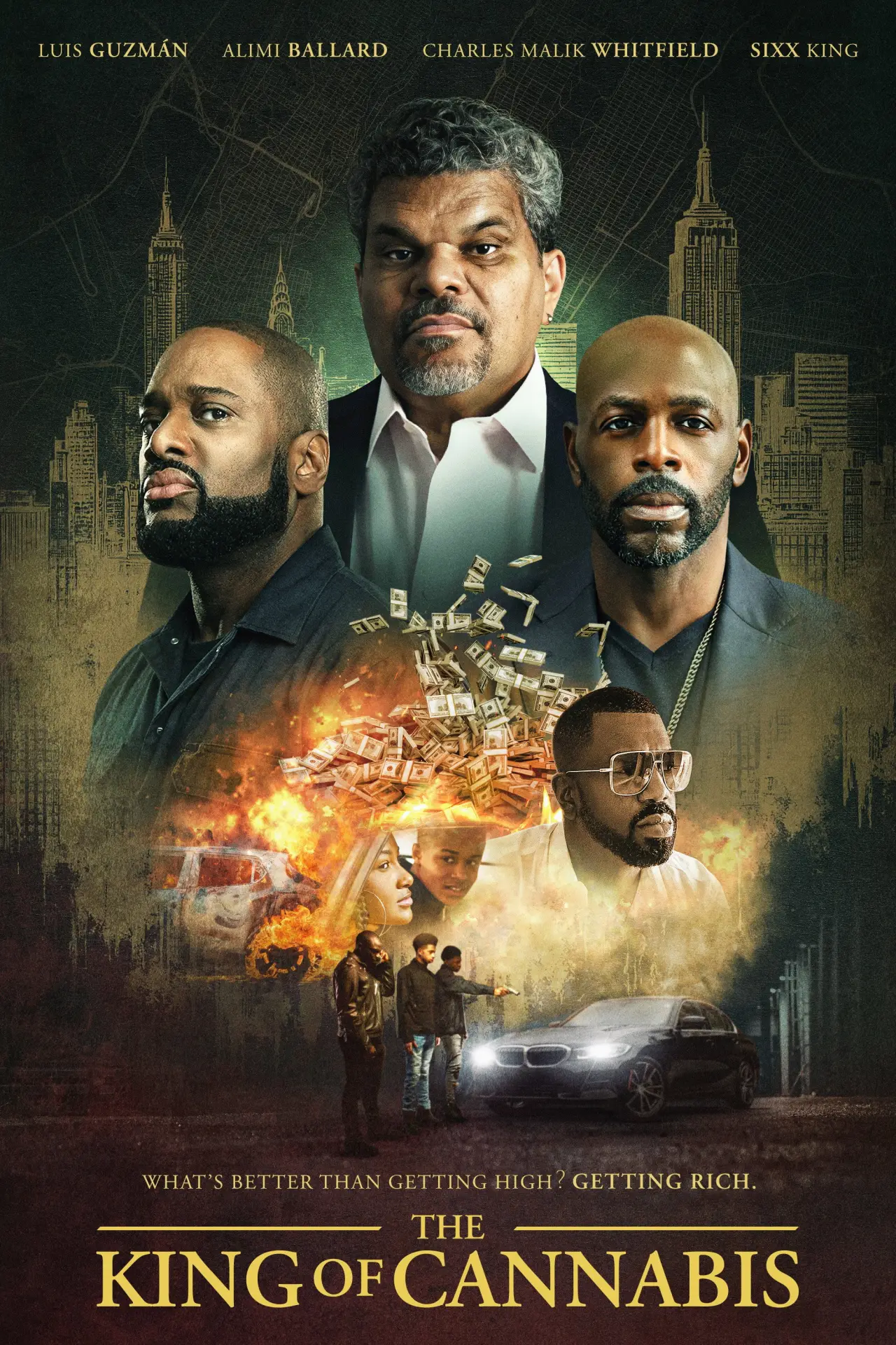 Movie poster "The King of Cannabis"