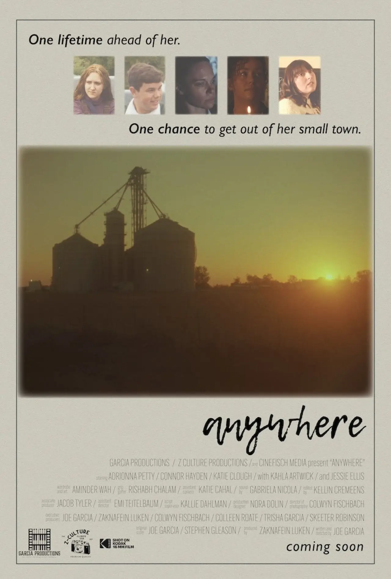 Movie poster "anywhere"