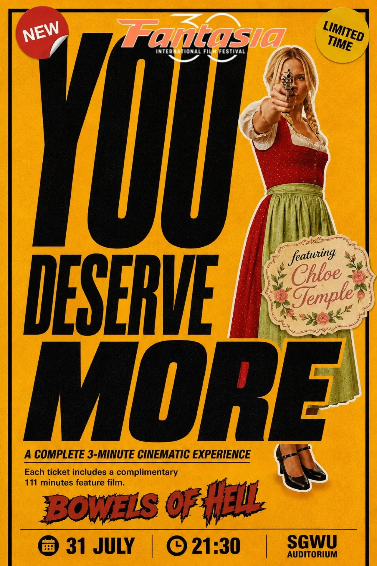 Movie poster "You Deserve More!"