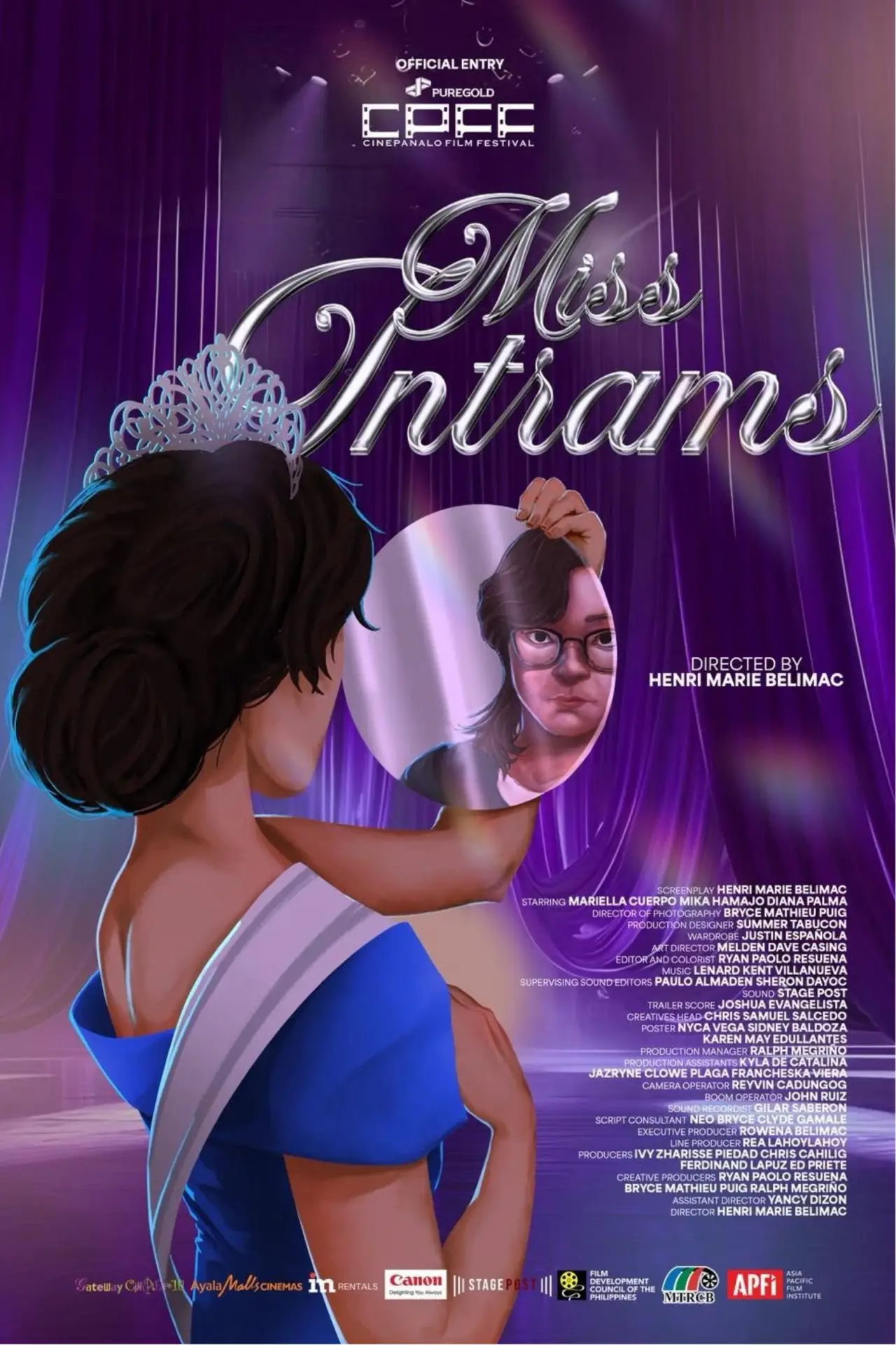 Movie poster "Miss Intrams"